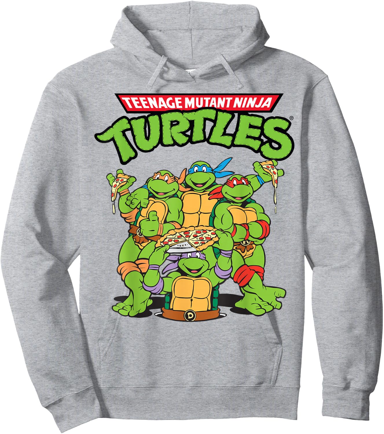 Teenage Mutant Ninja Turtles Pizza Crew Hoodie - Hoodie | Ash