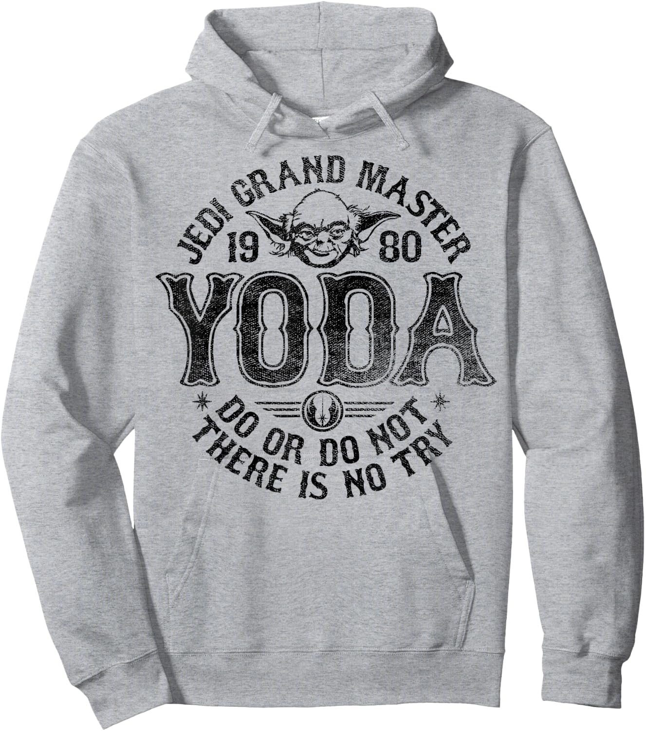 Star Wars Yoda Master 1980 Do Or Do Not Hoodie - Hoodie | Ash
