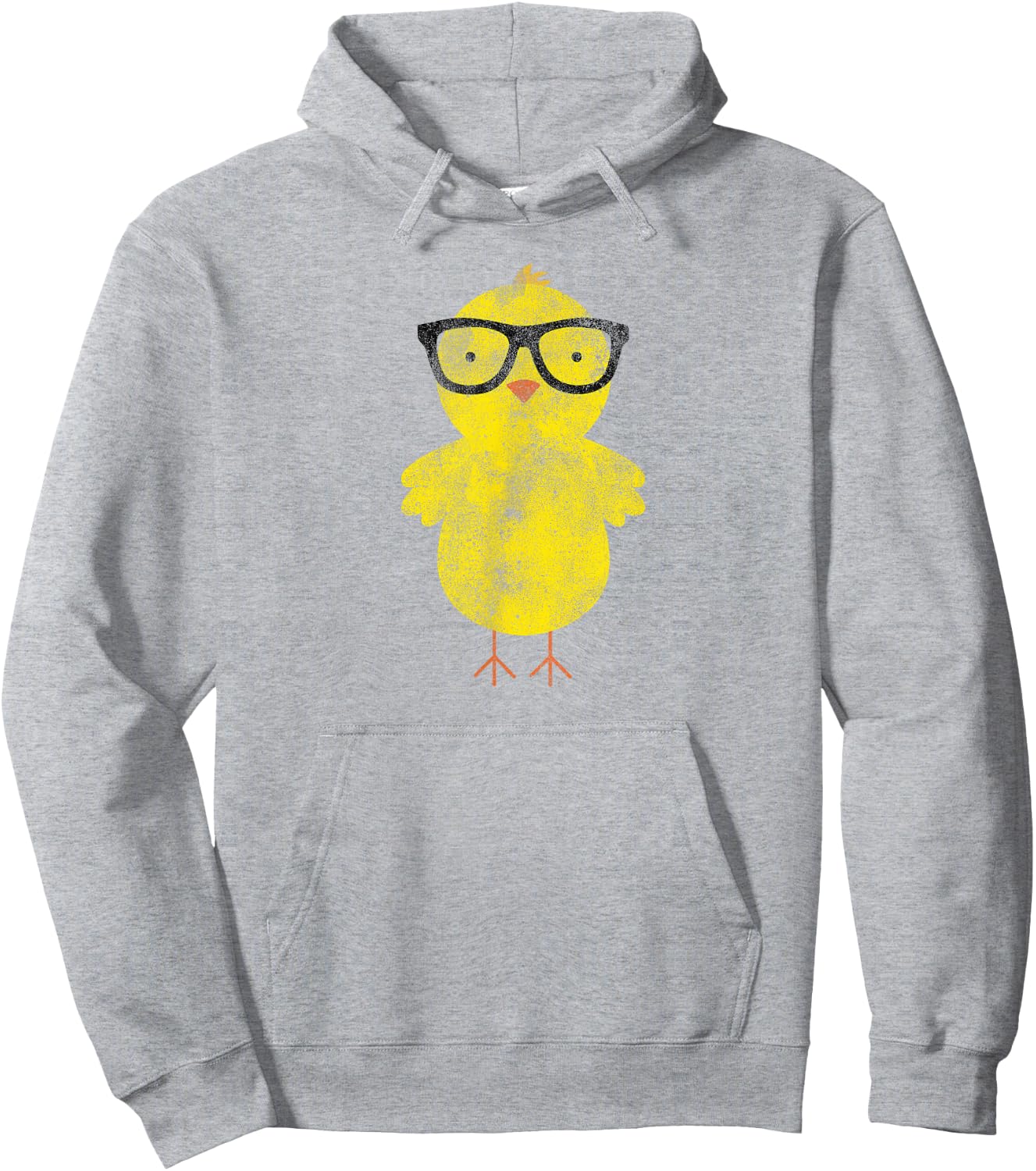 Baby Chick Easter - Nerd Glasses Hipster Hoodie - Hoodie | Ash