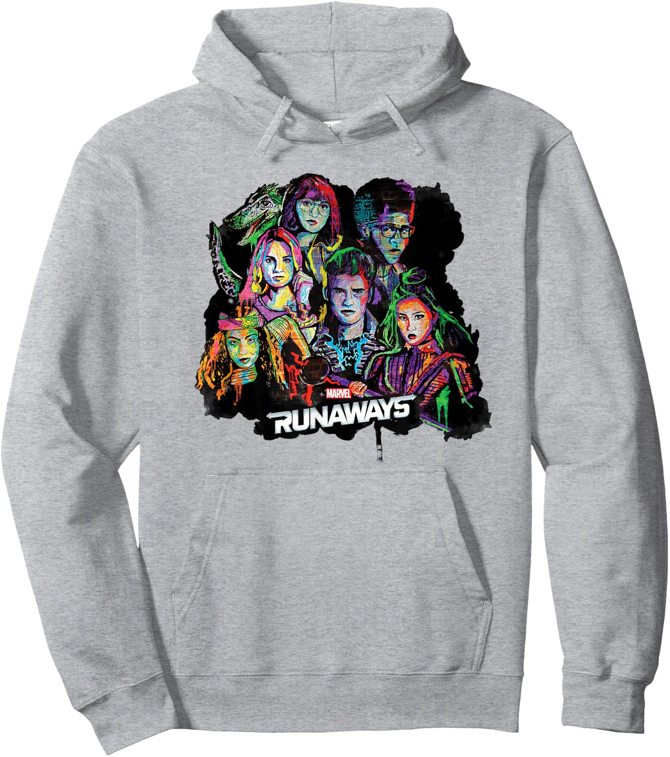 Marvel Runaways Group Shot Hoodie - Hoodie | Ash