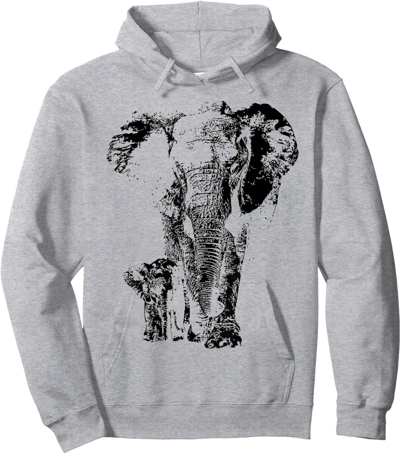 Elephant Animal Friend Save The Elephants Hoodie - Hoodie | Ash