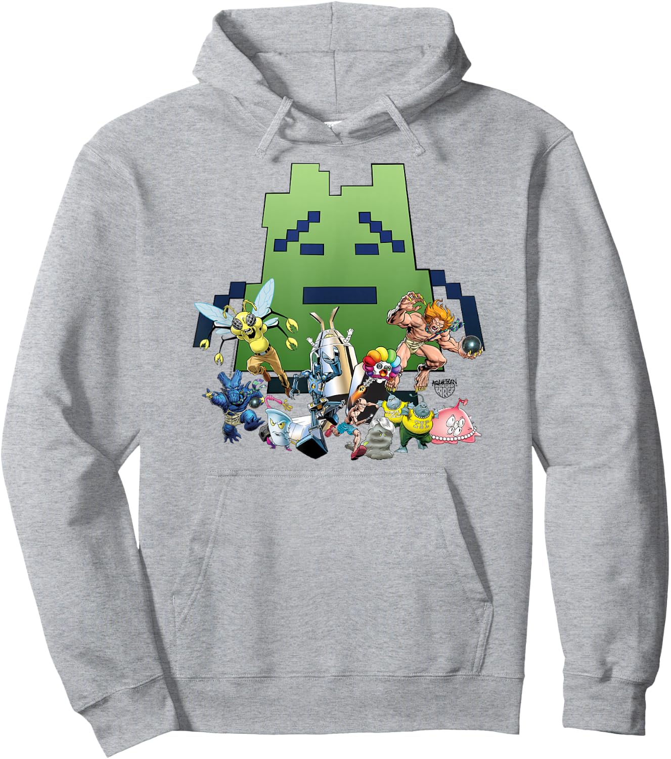 Aqua Teen Hunger Force Group Hoodie - Hoodie | Ash