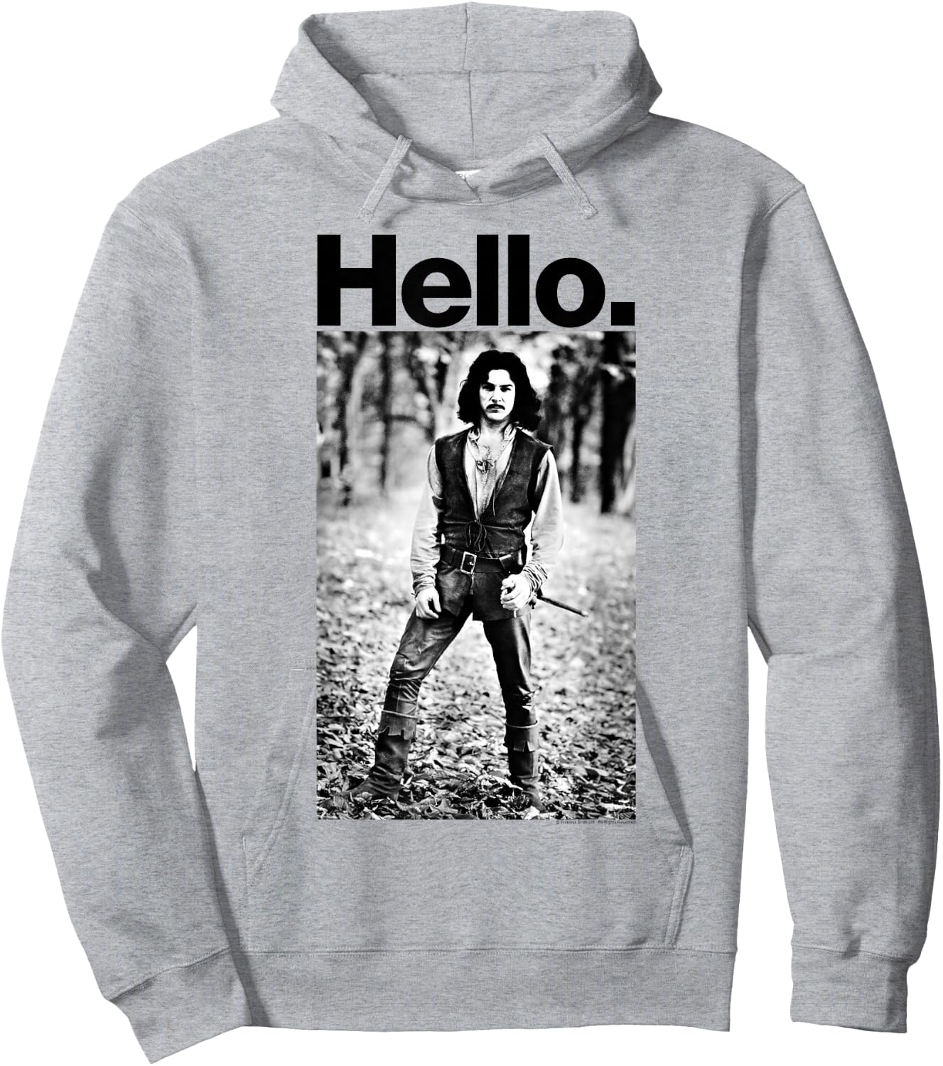 The Princess Bride Inigo Hello Hoodie - Hoodie | Ash