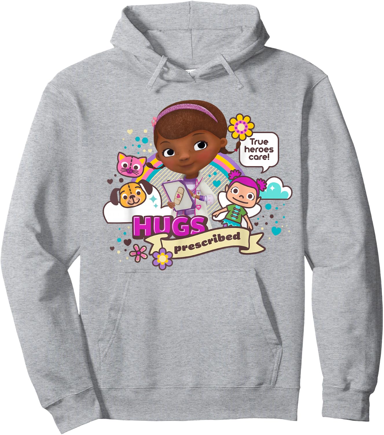 Disney Doc McStuffins Hugs Prescribed Hoodie - Hoodie | Ash