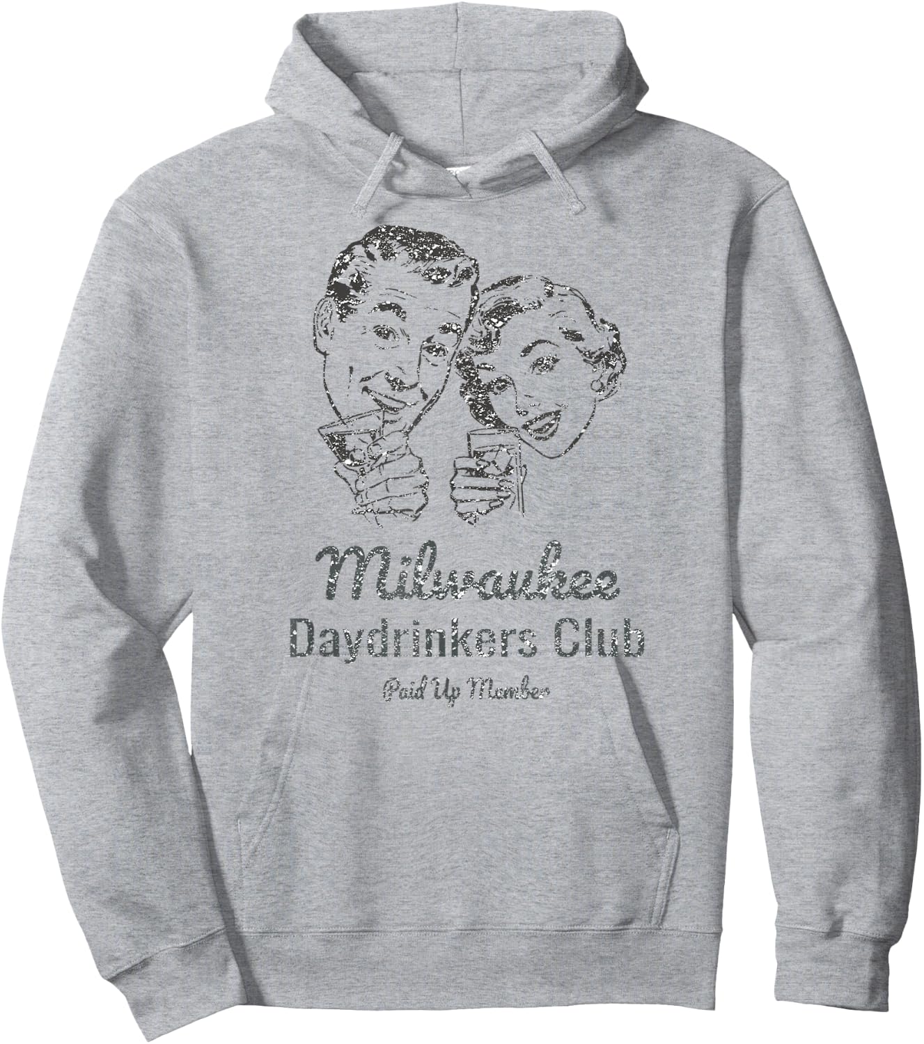 Milwaukee Daytime Drinkers gift beer wine funny Hoodie - Hoodie | Ash