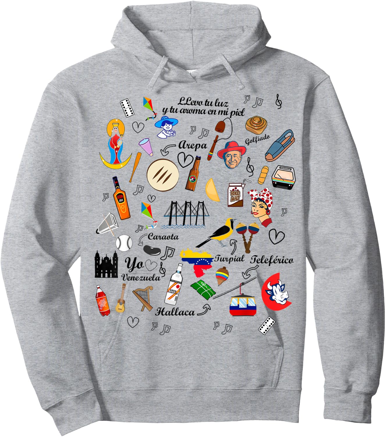 I Am a Proud Venezuelan Hoodie - Hoodie | Ash
