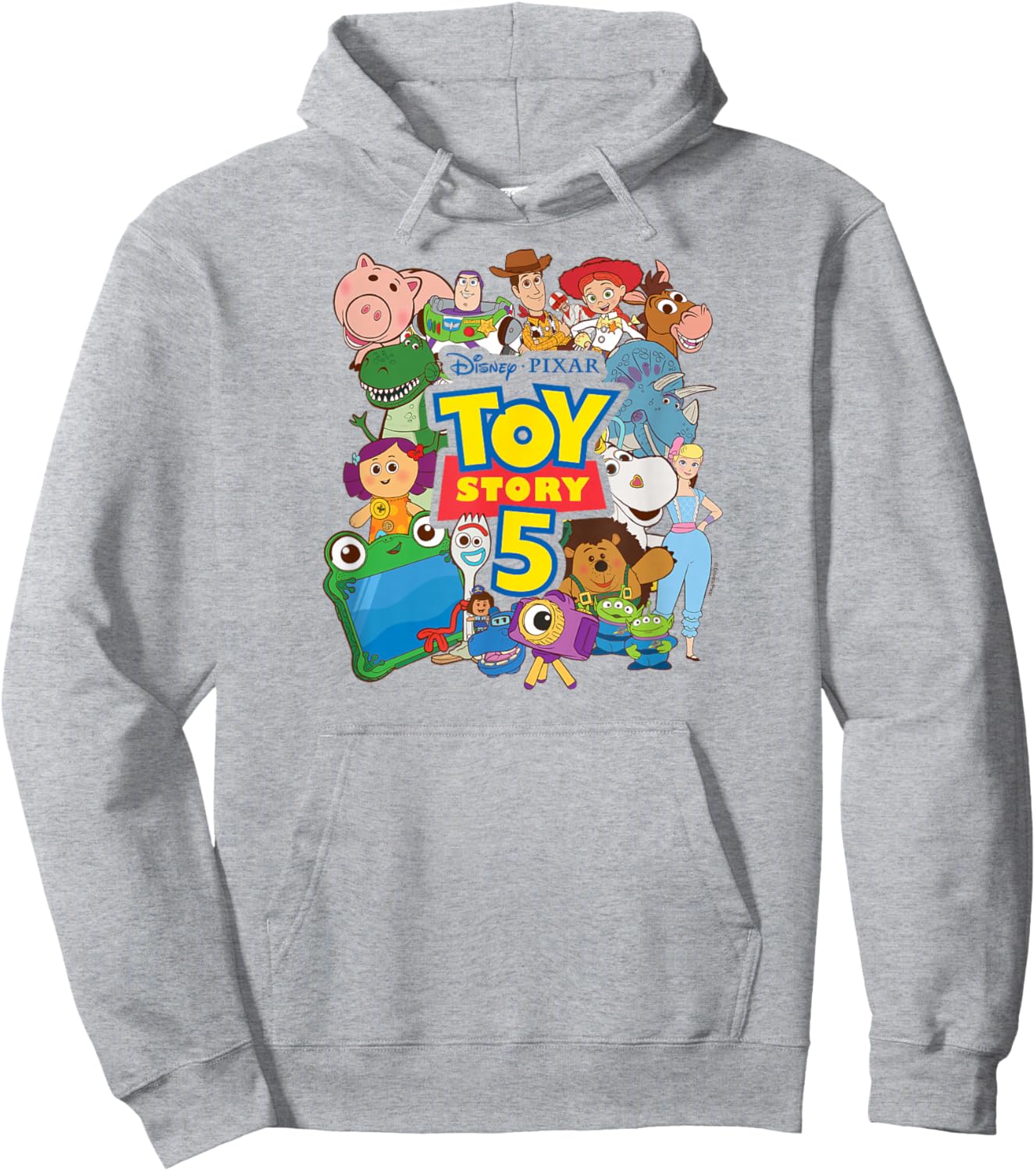 Toy Story 5 - Character Collage Hoodie - Hoodie | Ash