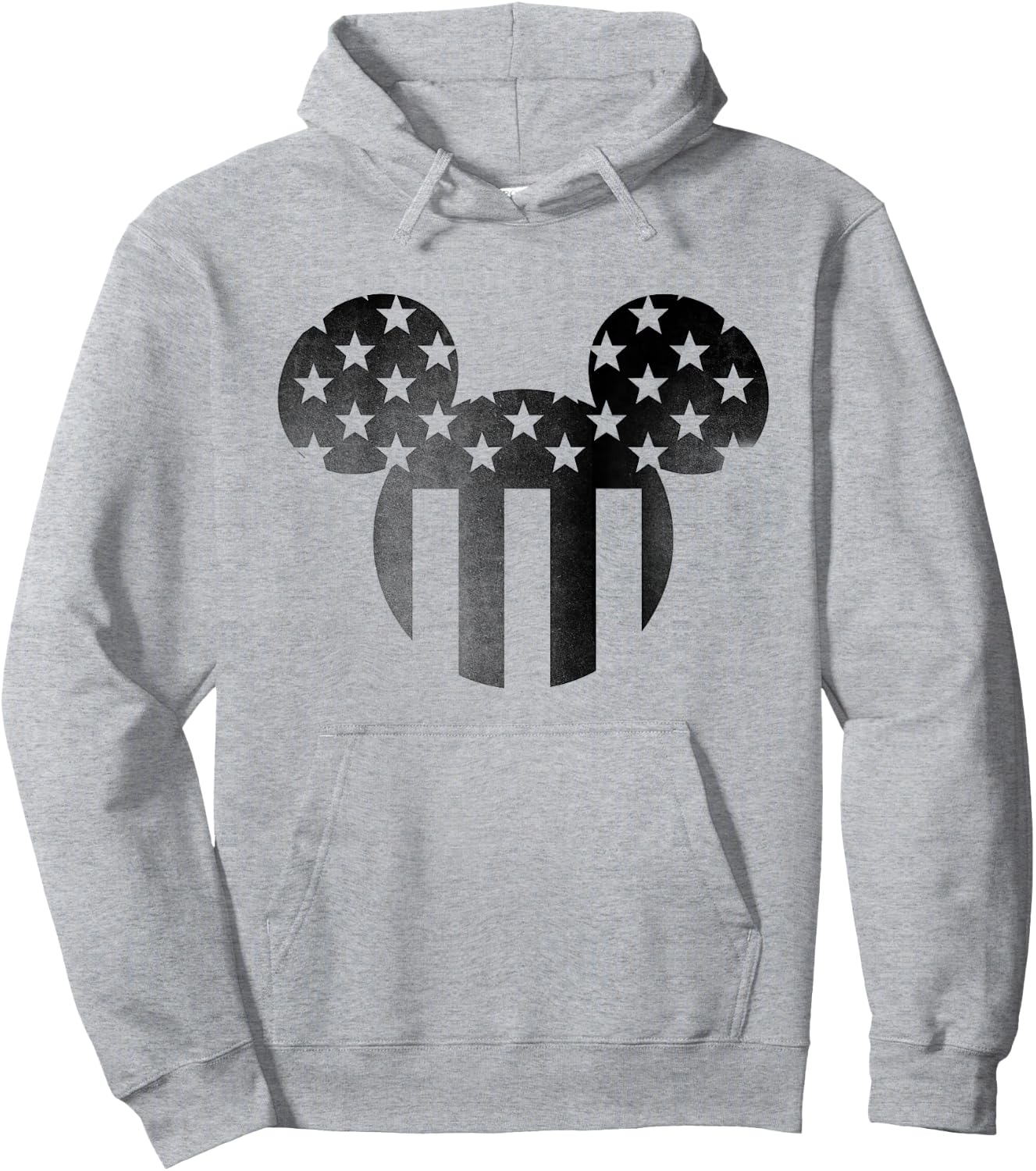 Disney Mickey Mouse Americana Ears Hoodie - Hoodie | Ash