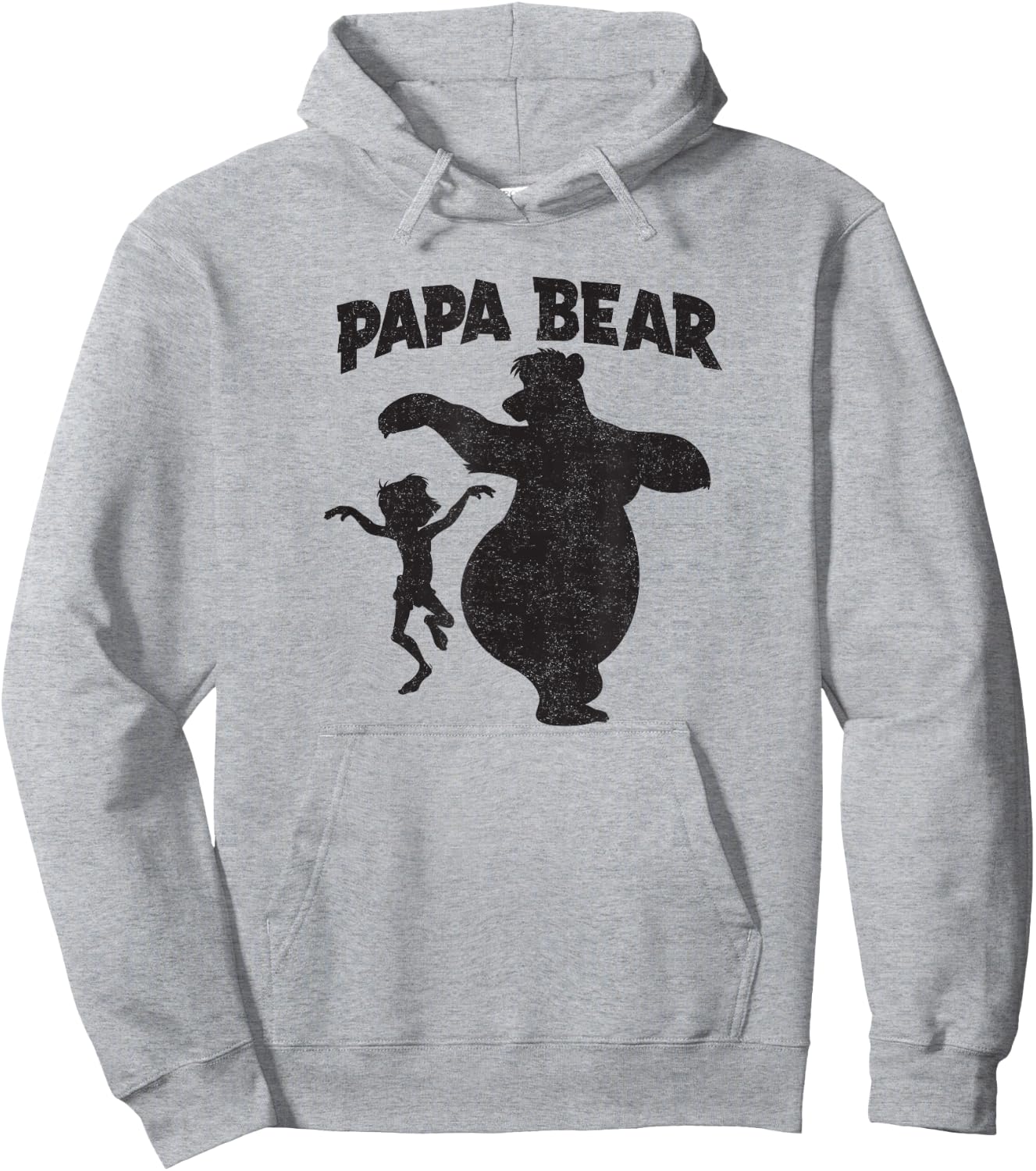 Disney Jungle Book Papa Bear Father's Day Hoodie - Hoodie | Ash