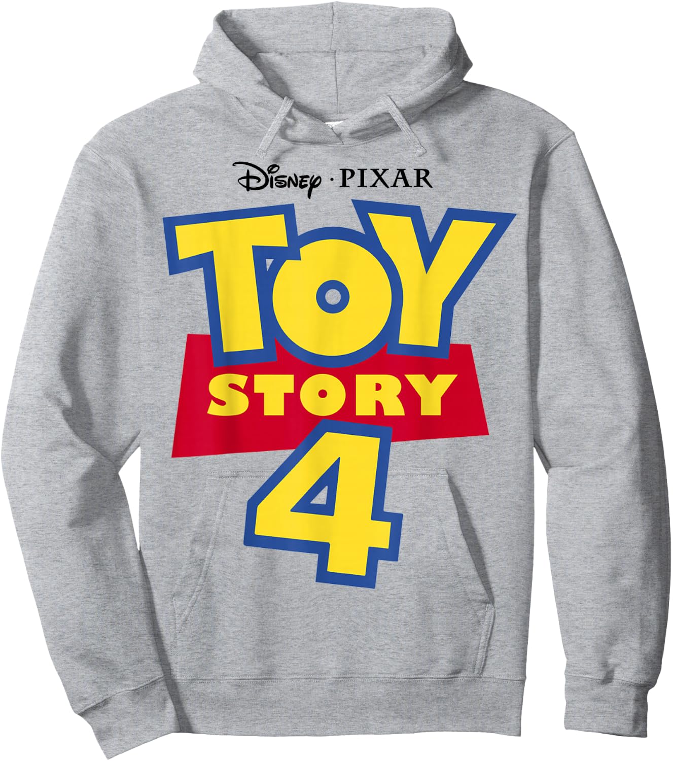 Disney Pixar Toy Story 4 Movie Logo C1 Hoodie - Hoodie | Ash