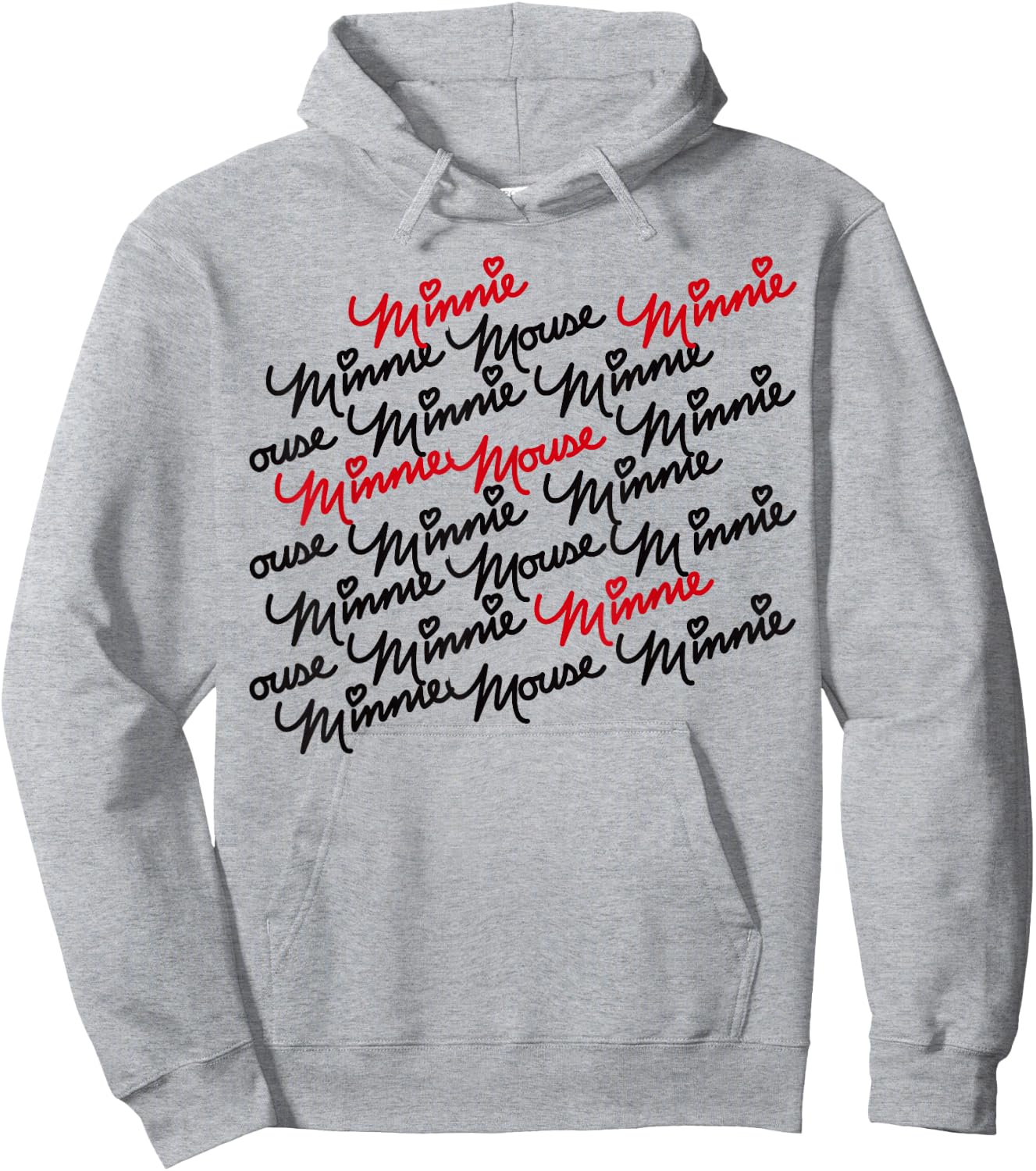Minnie Mouse - Autograph Stacked Hoodie - Hoodie | Ash