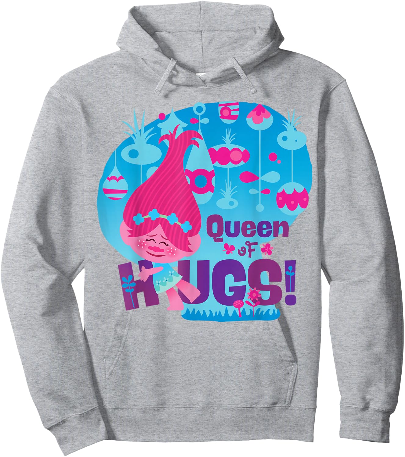 DreamWorks Trolls Queen of Hugs! Poppy Hoodie - Hoodie | Ash