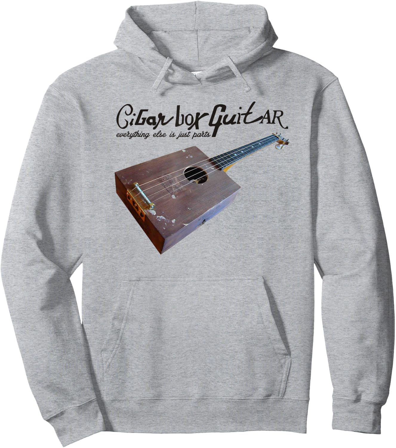 Cigar Box Guitar Everything Else Parts, Novelty Hoodie - Hoodie | Ash