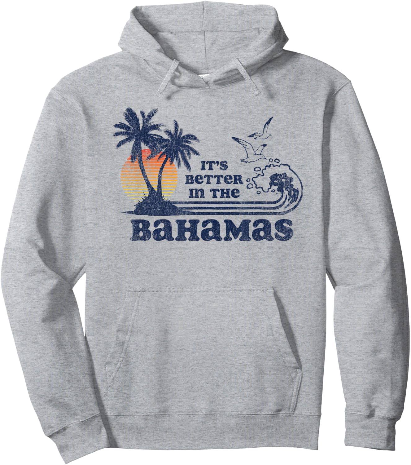 It's Better in the Bahamas Vintage 70s 80s Hoodie - Hoodie | Ash