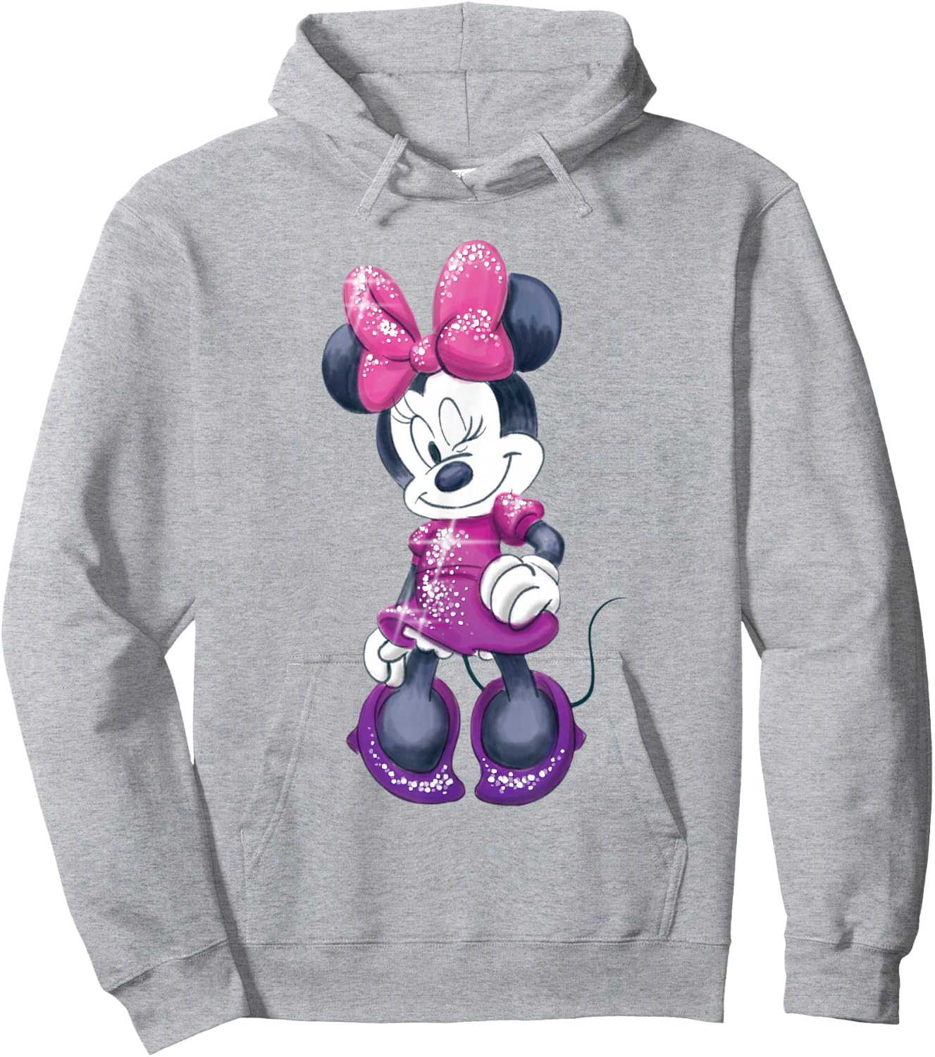 Minnie Mouse - Sparkly Pink and Purple Outfit Hoodie - Hoodie | Ash
