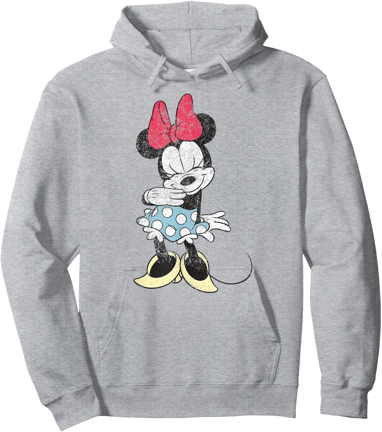 Minnie Mouse - Shy Character Pose Hoodie - Hoodie | Ash