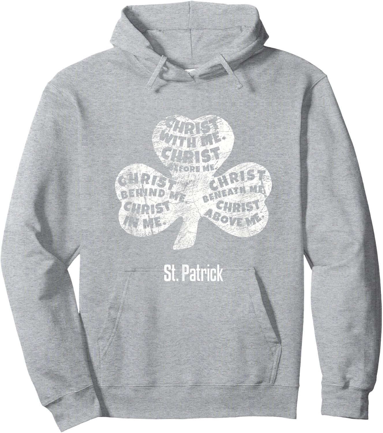 Christ Within Me St Patrick Shirt Hoodie - Hoodie | Ash