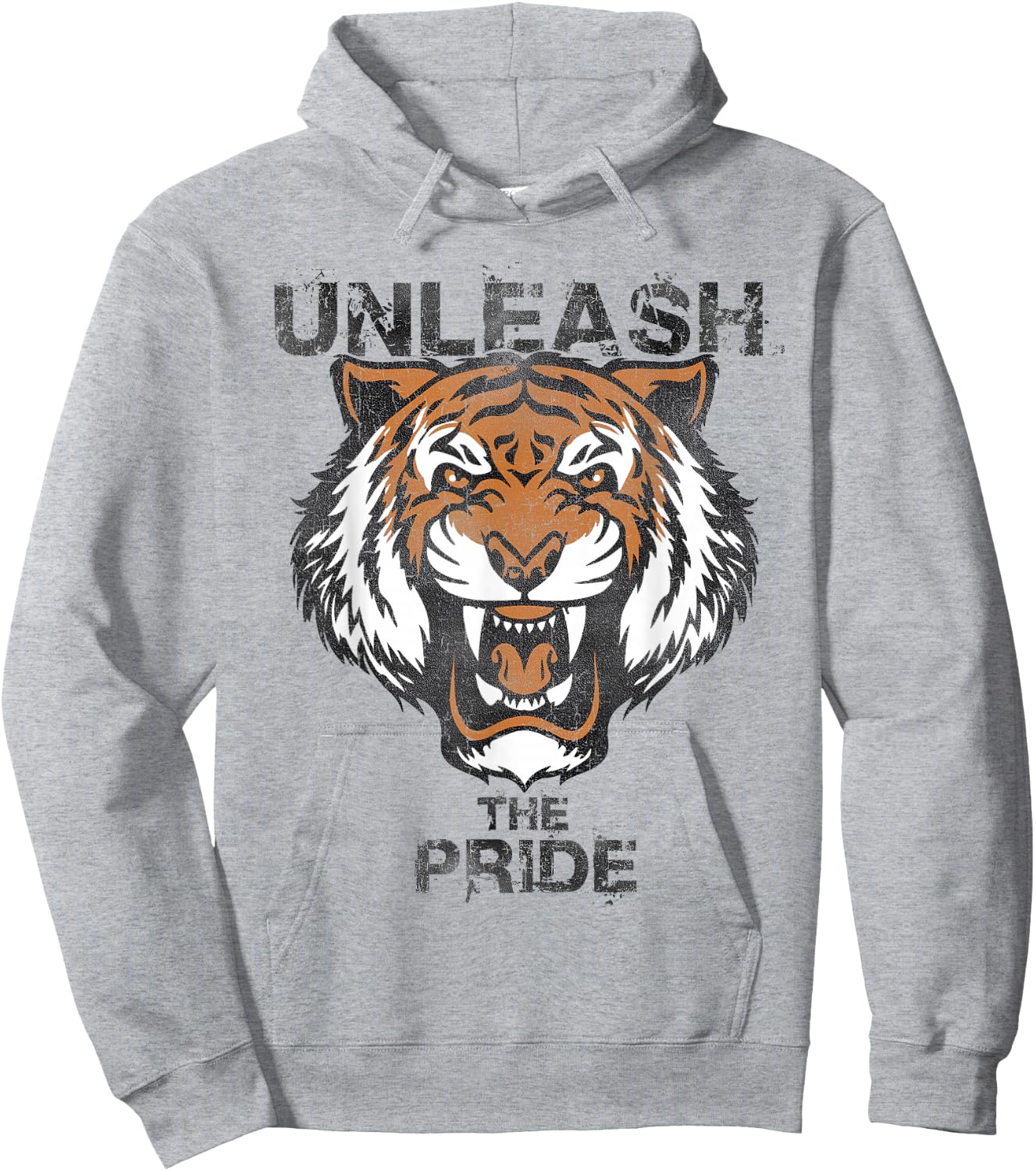 Lyndon High School Tiger Unleash the Pride Hoodie - Hoodie | Ash