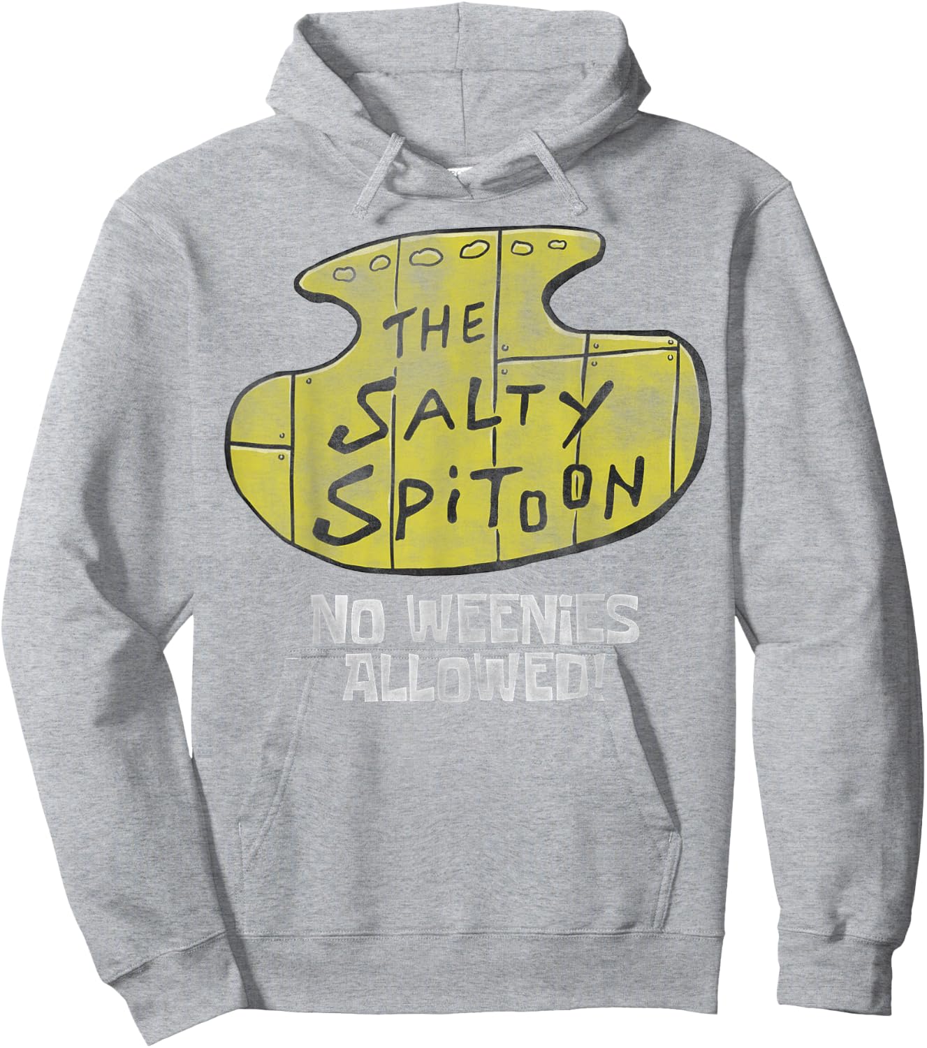 Nickelodeon Spongebob Salty Spitoon Hoodie - Hoodie | Ash