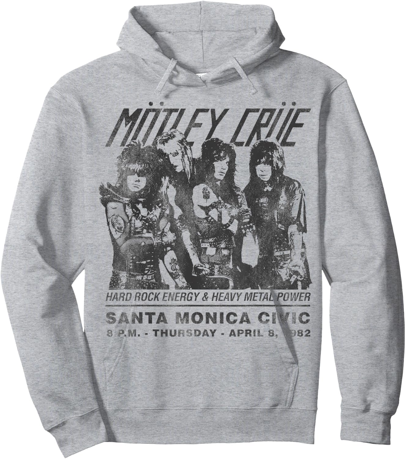 Mötley Crüe - Santa Monica Civic Auditorium Hoodie - Hoodie | Ash