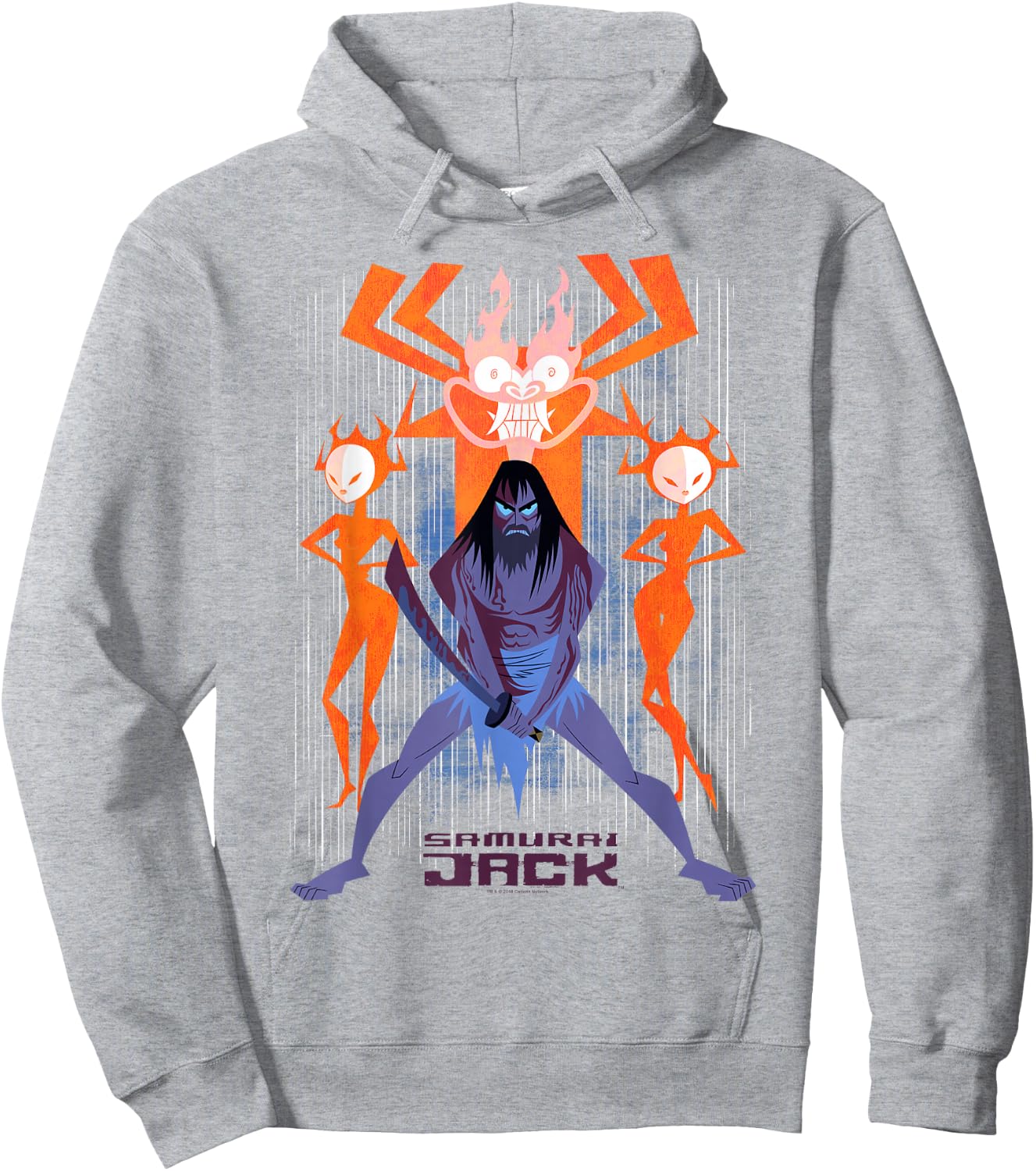 Samurai Jack Jack vs Evil Hoodie - Hoodie | Ash