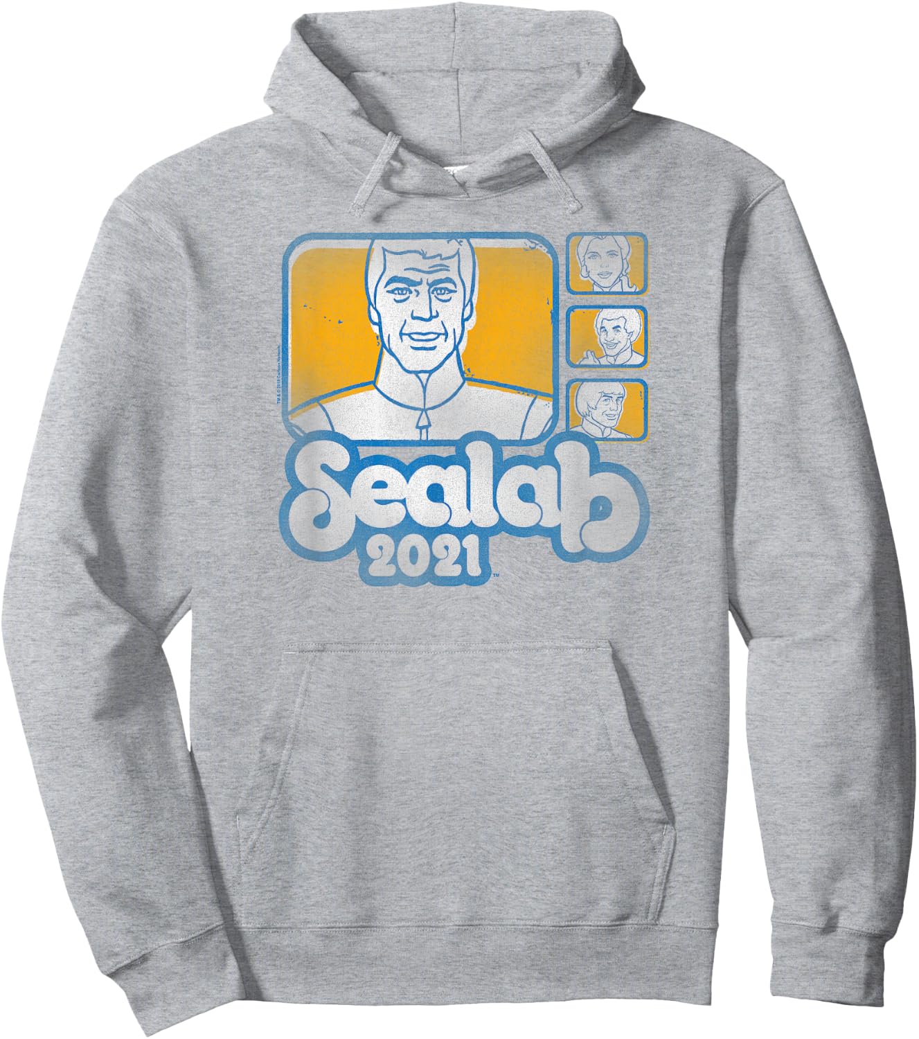 Sealab 2021 Tiles Hoodie - Hoodie | Ash