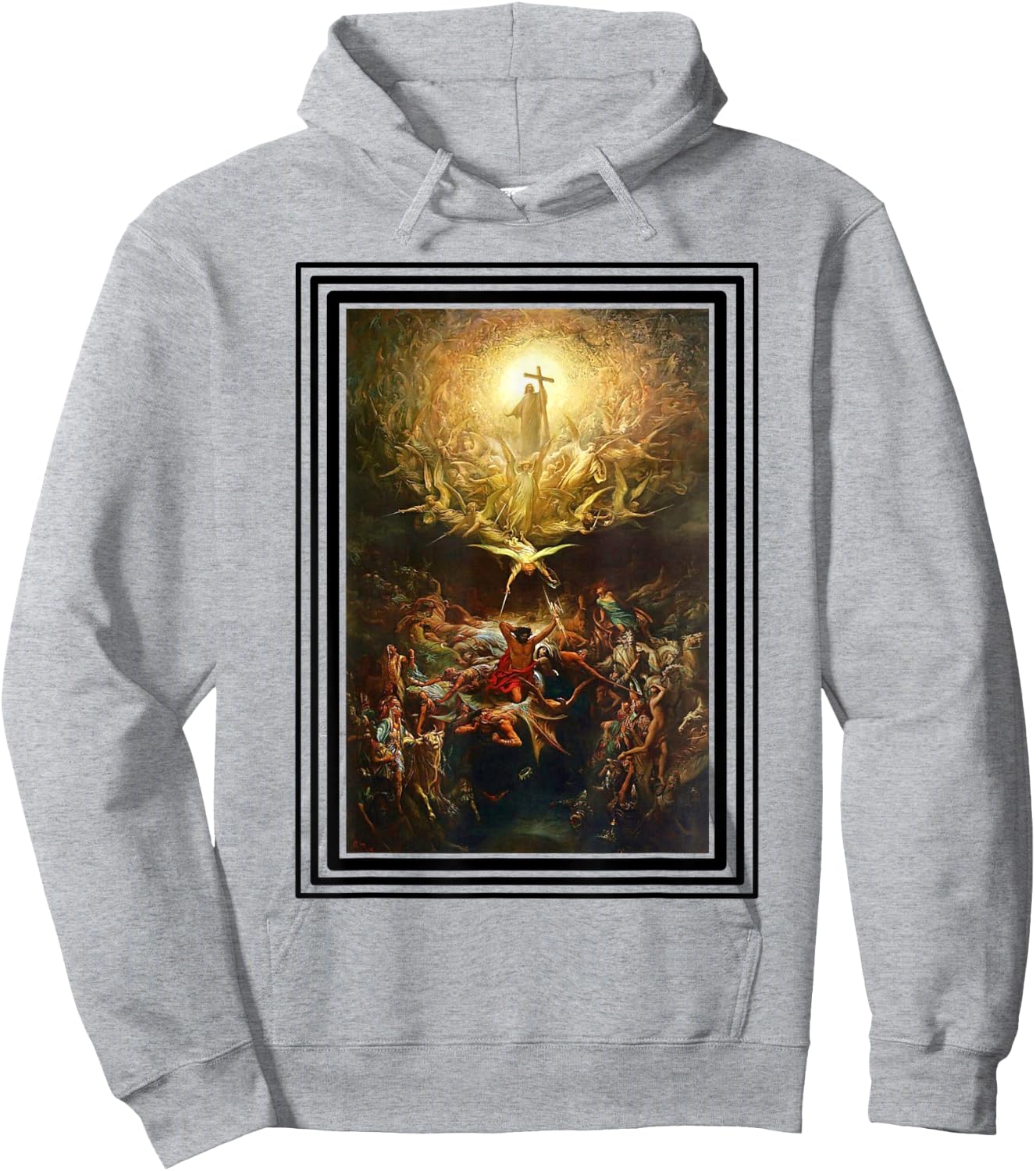 Triumph Of Christianity - Artistic Painting Hoodie - Hoodie | Ash