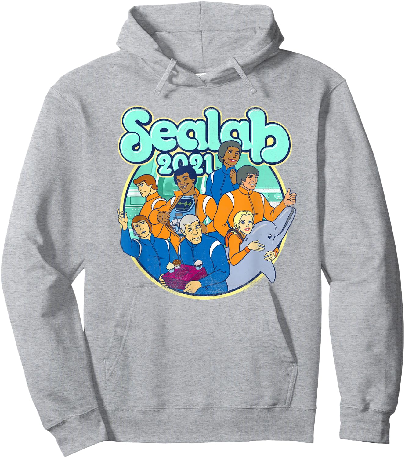 Sealab 2021 Gangs All Here Hoodie - Hoodie | Ash