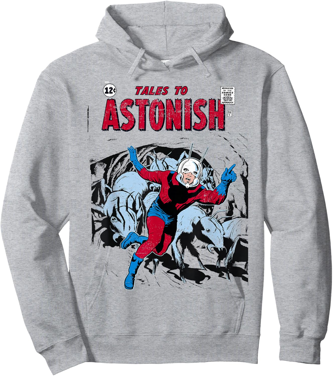 Marvel Ant-Man Classic Retro Comic Cover Hoodie - Hoodie | Ash