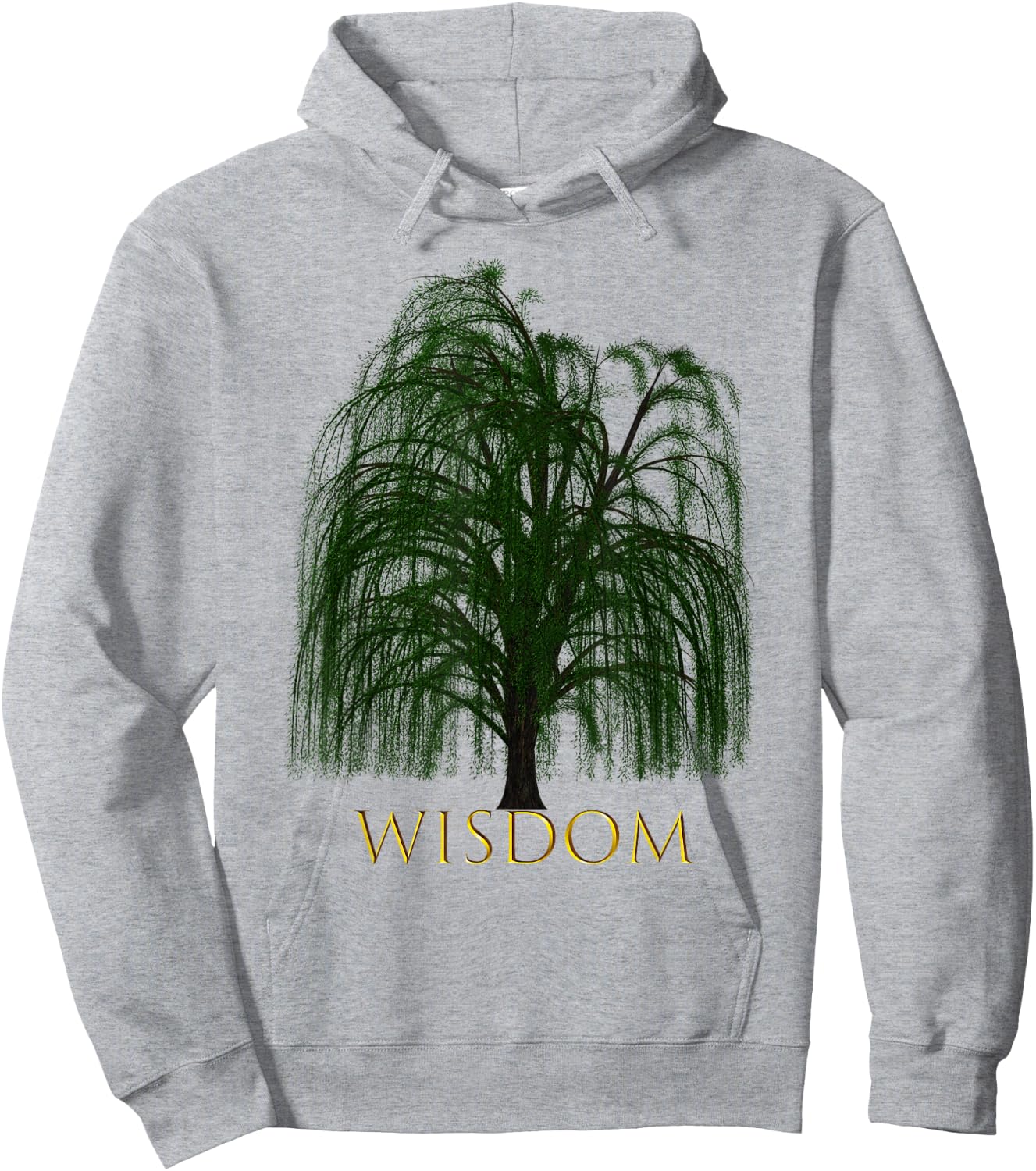 Weeping Willow Tree Wisdom Shirt Outfit Gift Hoodie - Hoodie | Ash