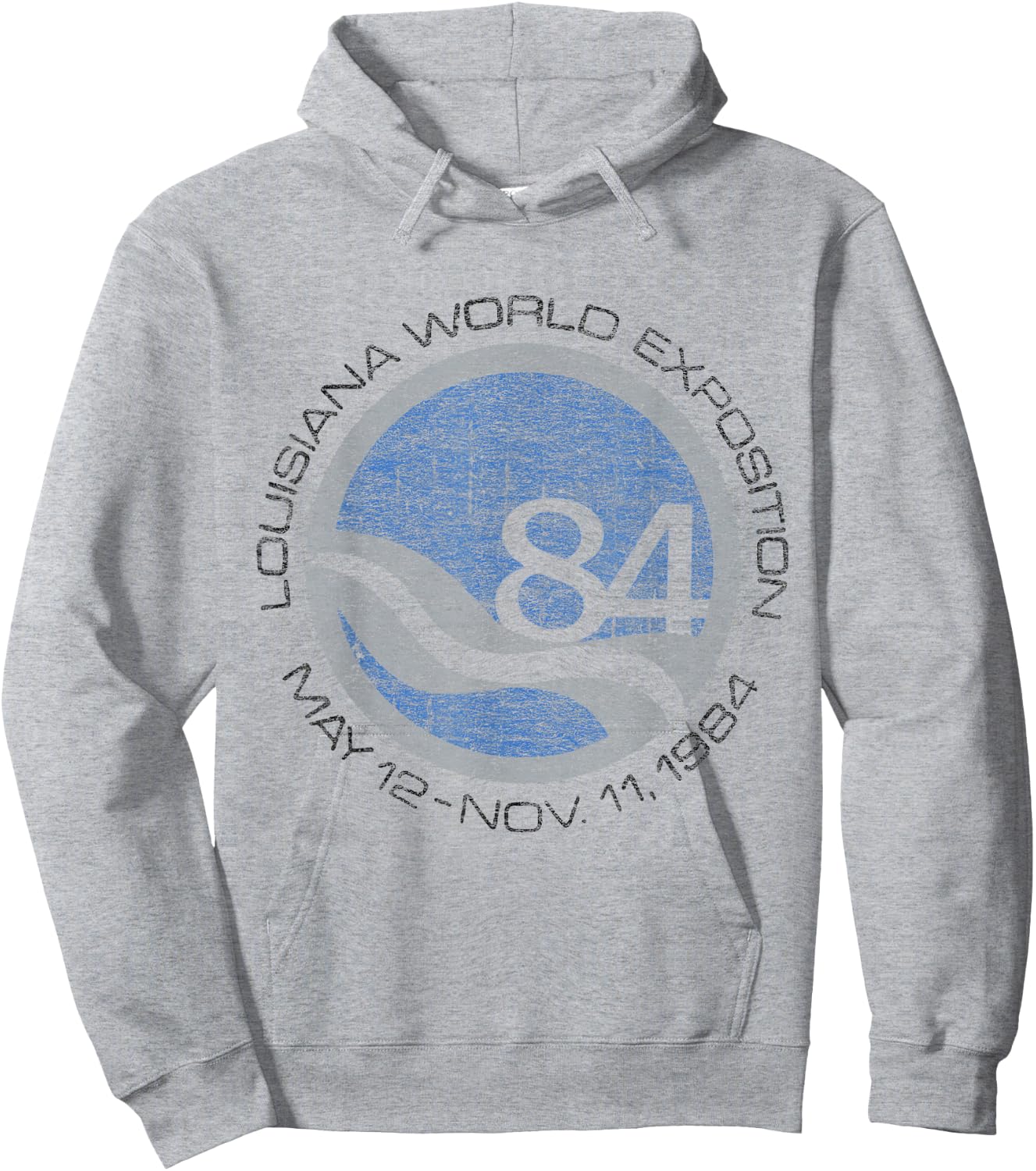 Cool Vintage 1984 World Fair Louisiana Hoodie - Hoodie | Ash