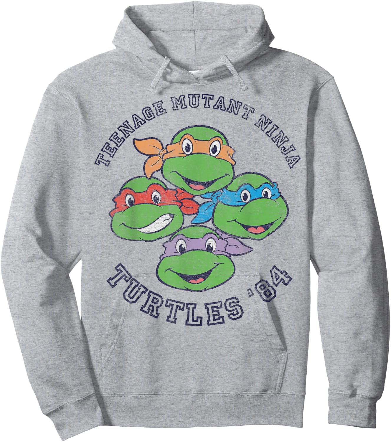 Teenage Mutant Ninja Turtles Old School 1984 Hoodie - Hoodie | Ash