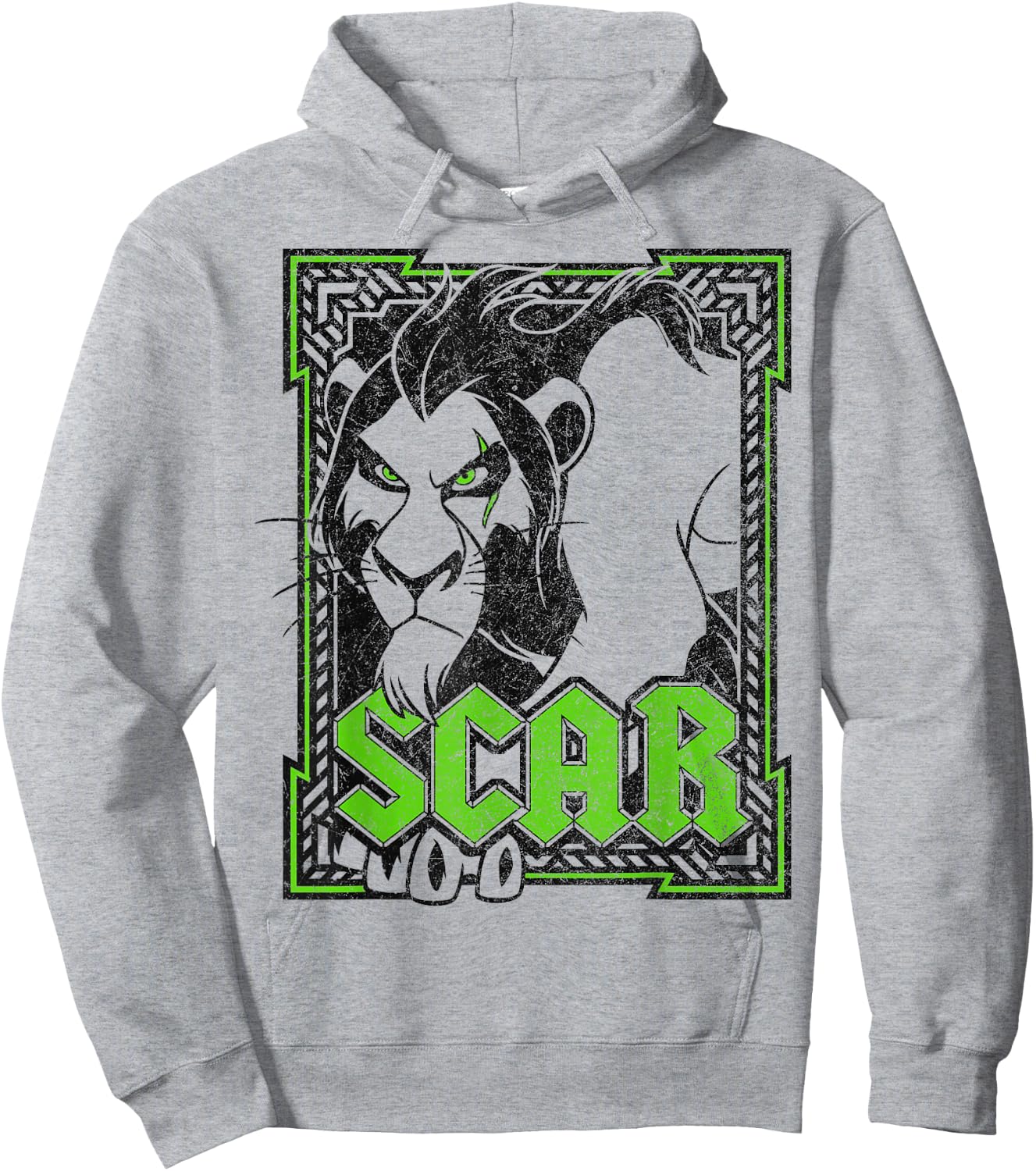 Disney The Lion King Scar Poster Hoodie - Hoodie | Ash