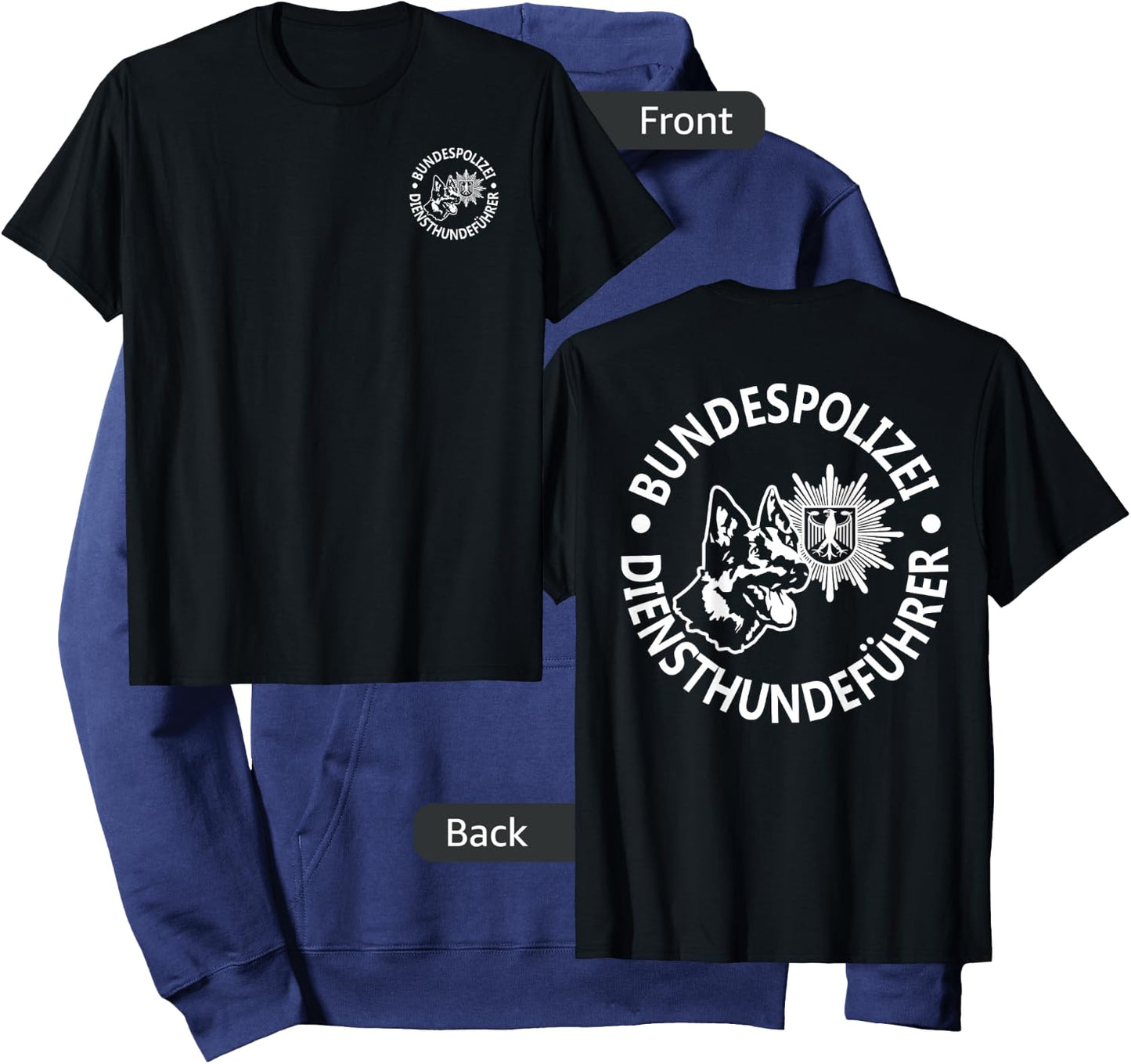 Germany K9 Police Bundespolizei Hoodie - Hoodie | Navy