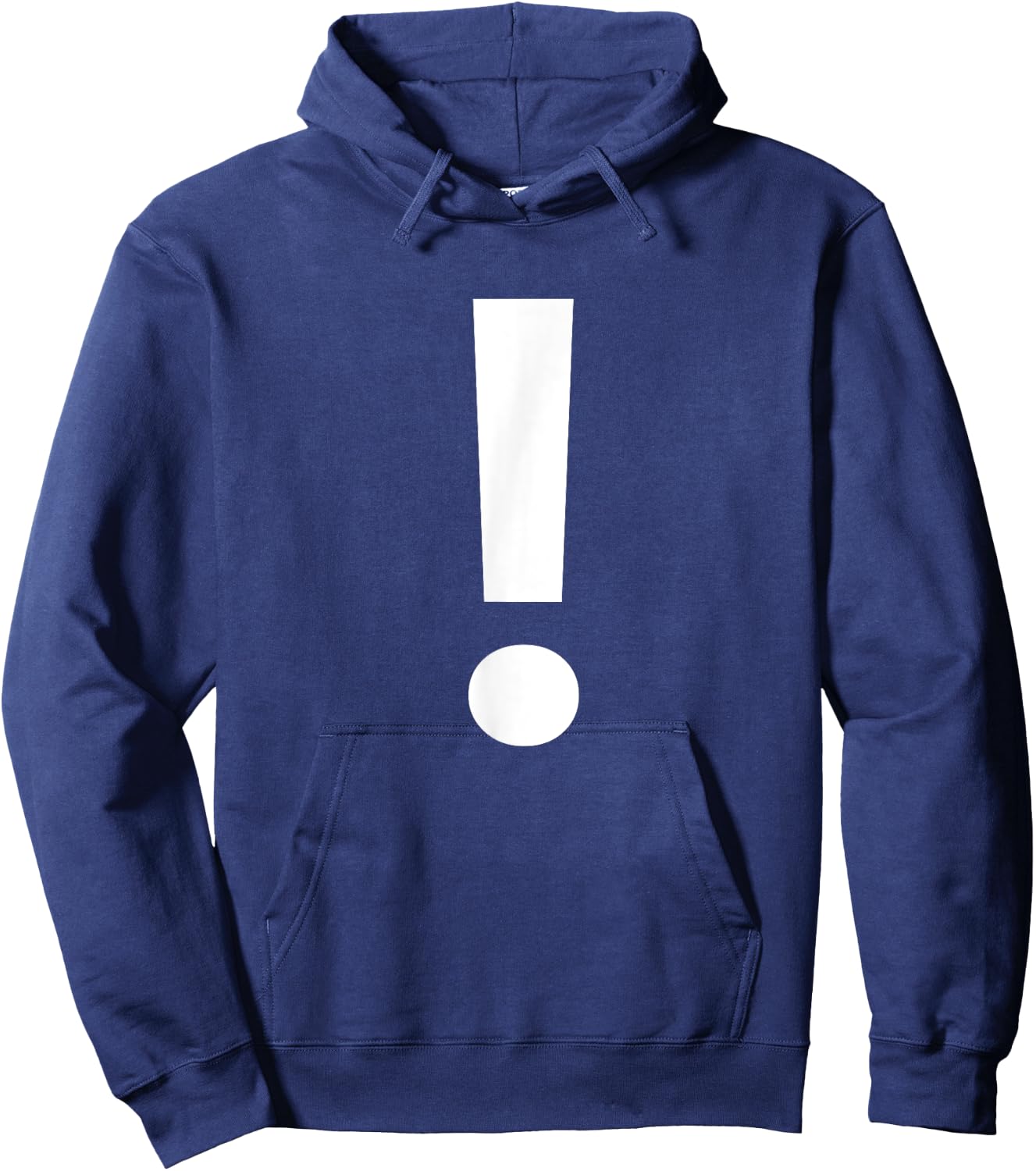 Punctuation ! Exclamation Point Hoodie - Hoodie | Navy