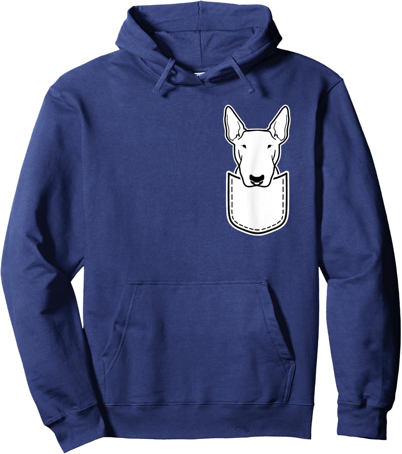 Bull terrier pocket Hoodie - Hoodie | Navy