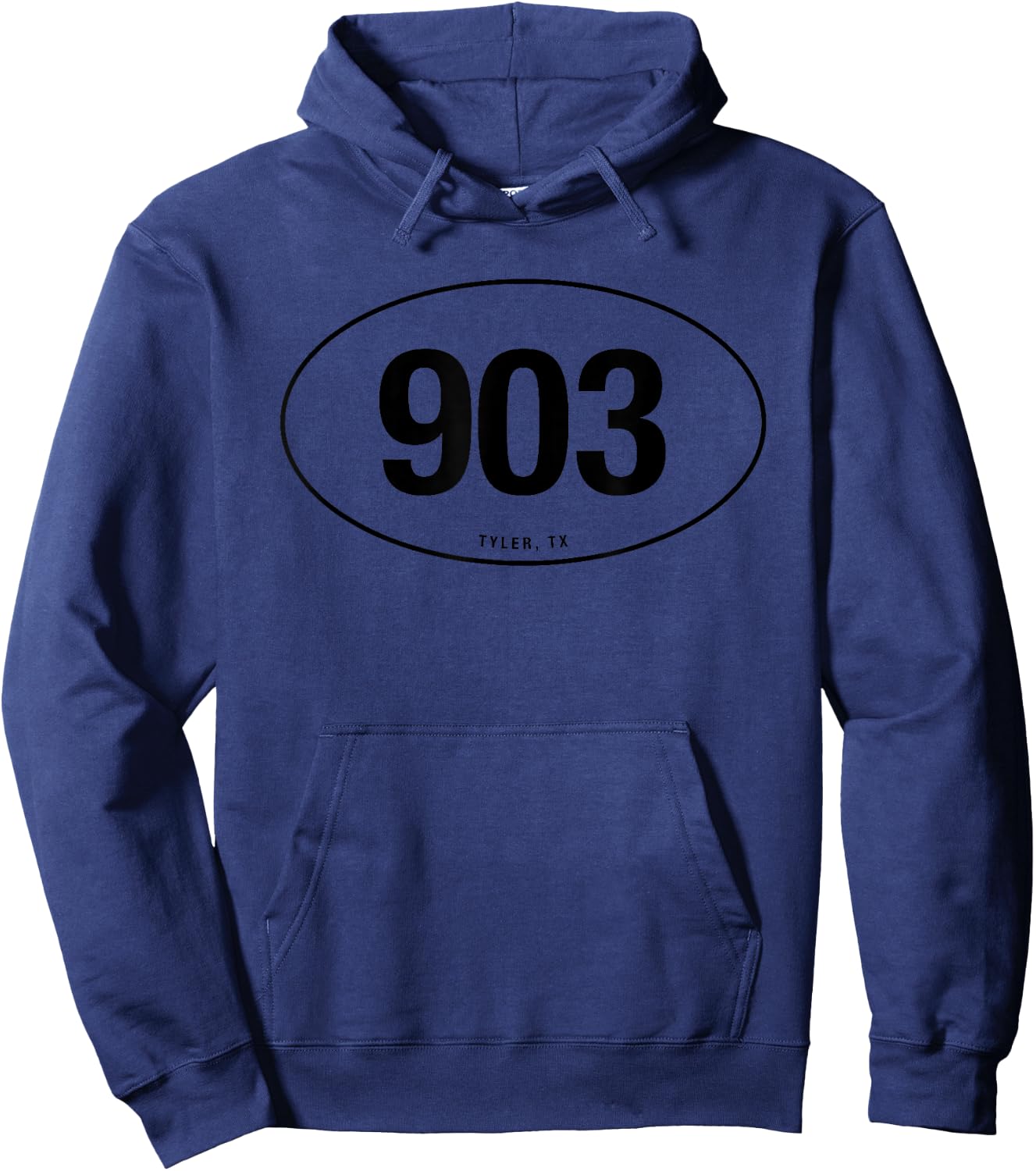 Texas Area Code 903 Shirt Oval State Pride Gift Hoodie - Hoodie | Navy