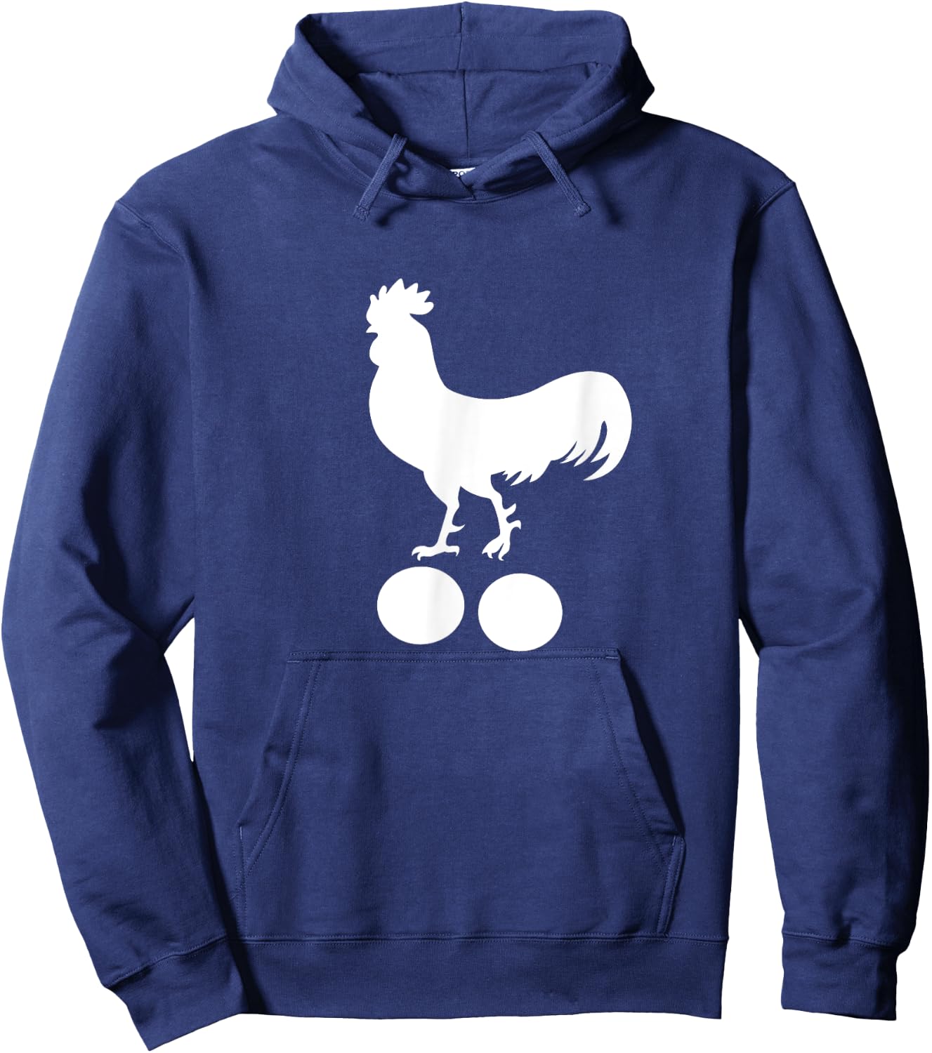 Cock And Balls Funny Adult Gift Hoodie - Hoodie | Navy