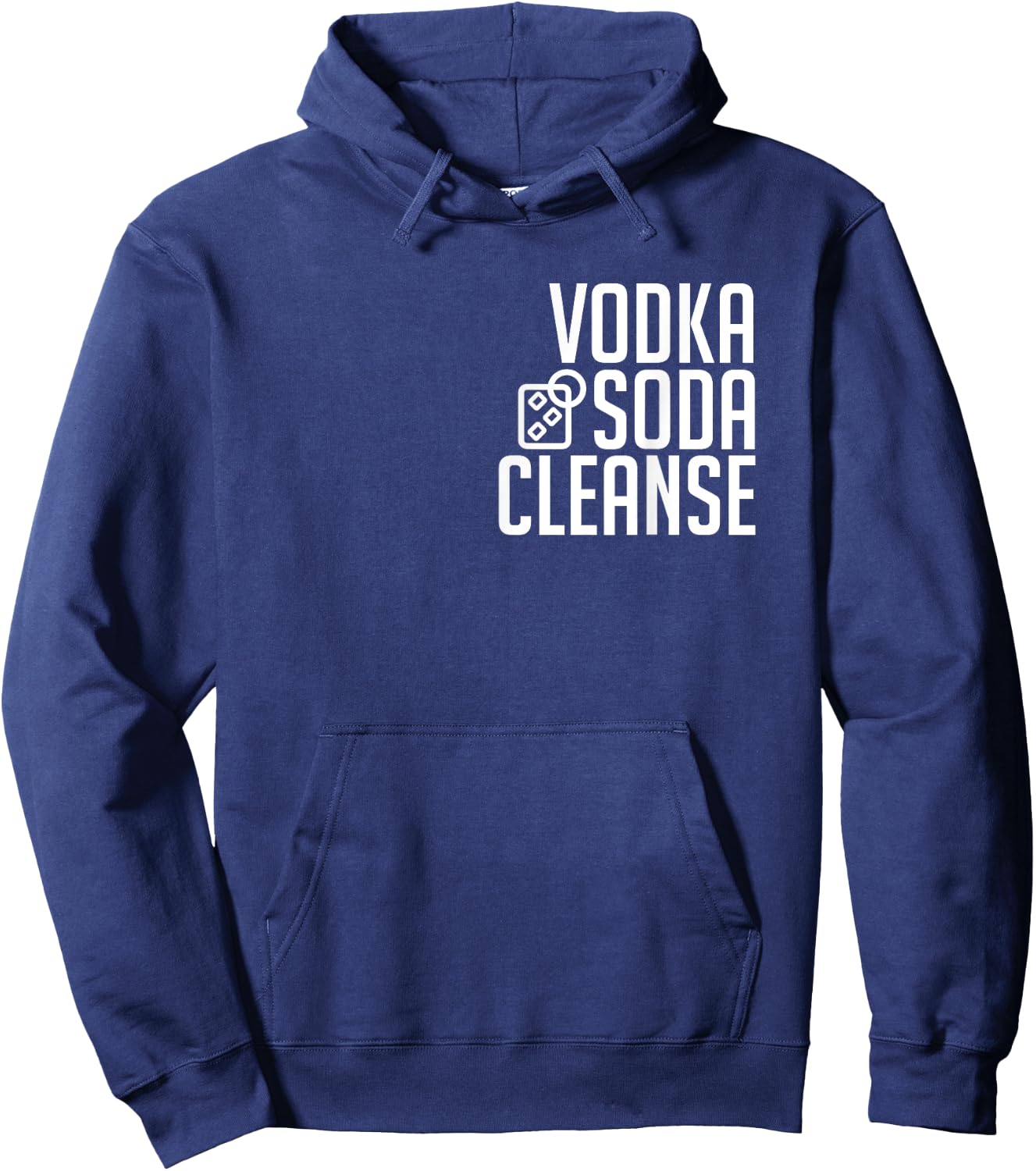 Vodka Soda Cleanse T Shirt - Classic Hoodie - Hoodie | Navy