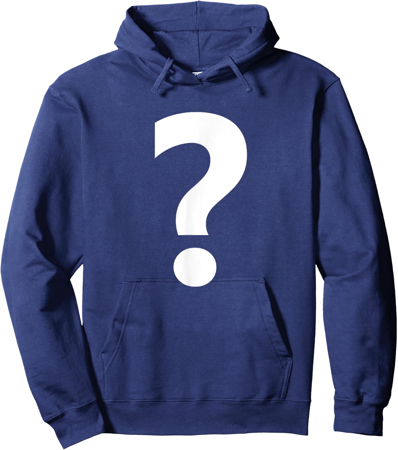Punctuation ? Question Mark Hoodie - Hoodie | Navy