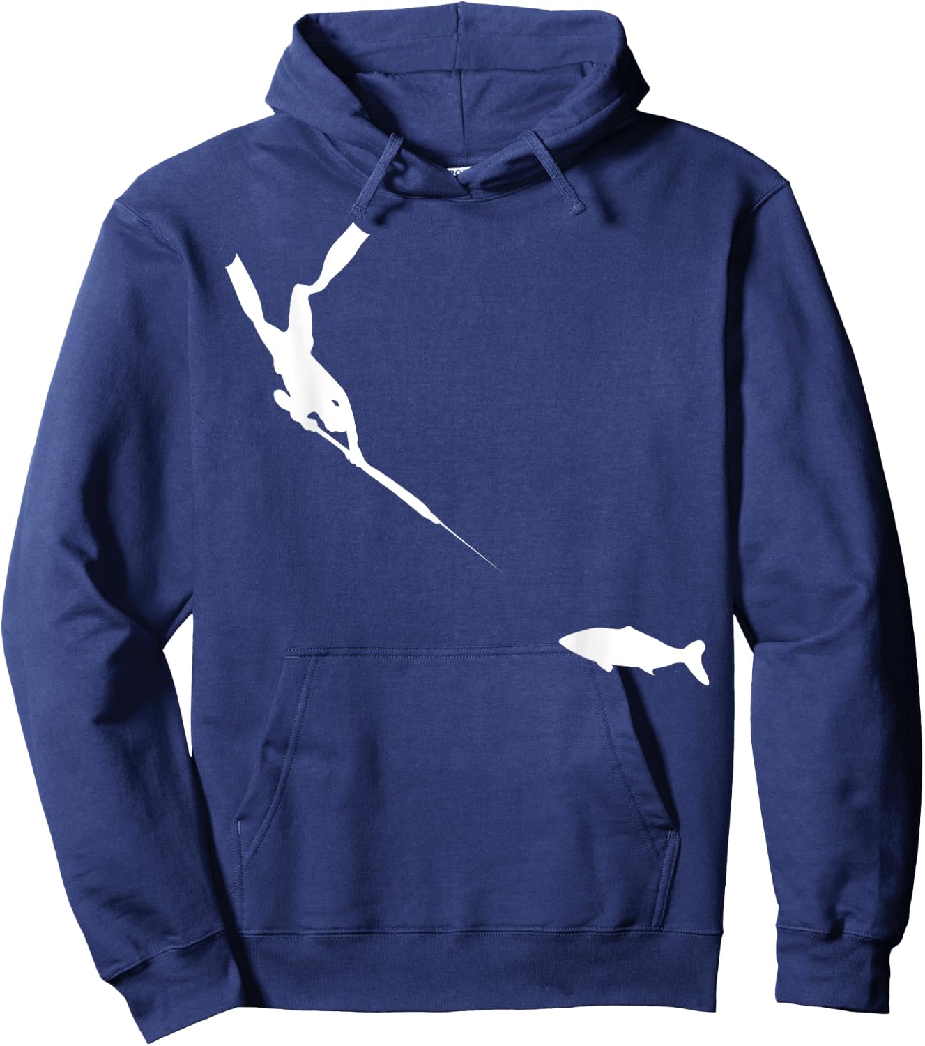 Spearfishing FreeDiver Fish Hunting Hoodie - Hoodie | Navy