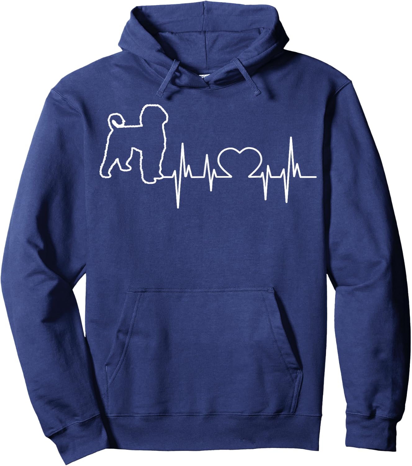 Portuguese Water Dog Dog Breed Hoodie - Hoodie | Navy