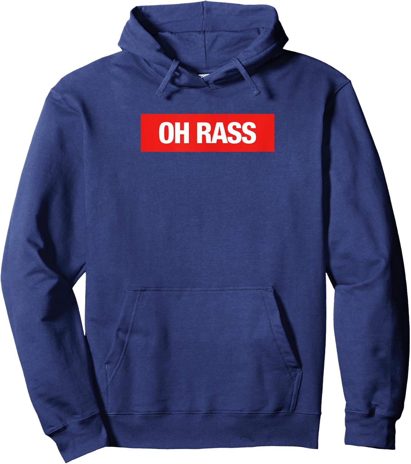 Soca Threads: Oh Rass Shirt Hoodie - Hoodie | Navy