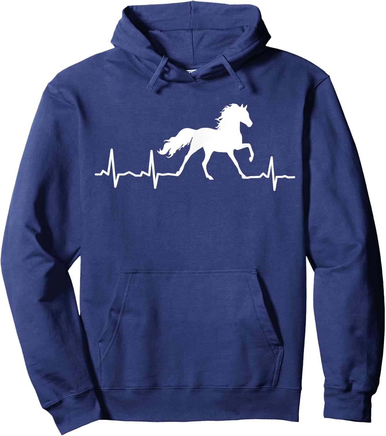 Horse Heartbeat For Horse Riding Lovers Hoodie - Hoodie | Navy