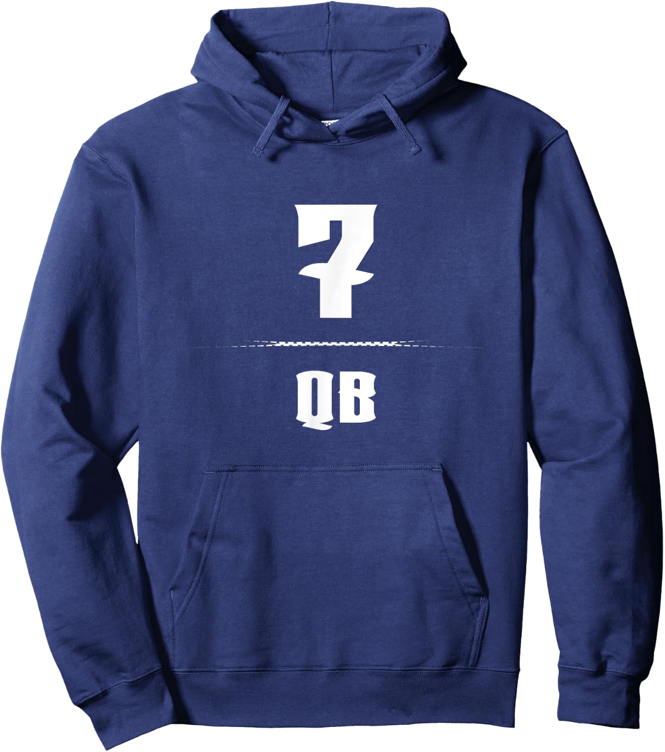 Quarterback Number 7 Football Training Camp Hoodie - Hoodie | Navy