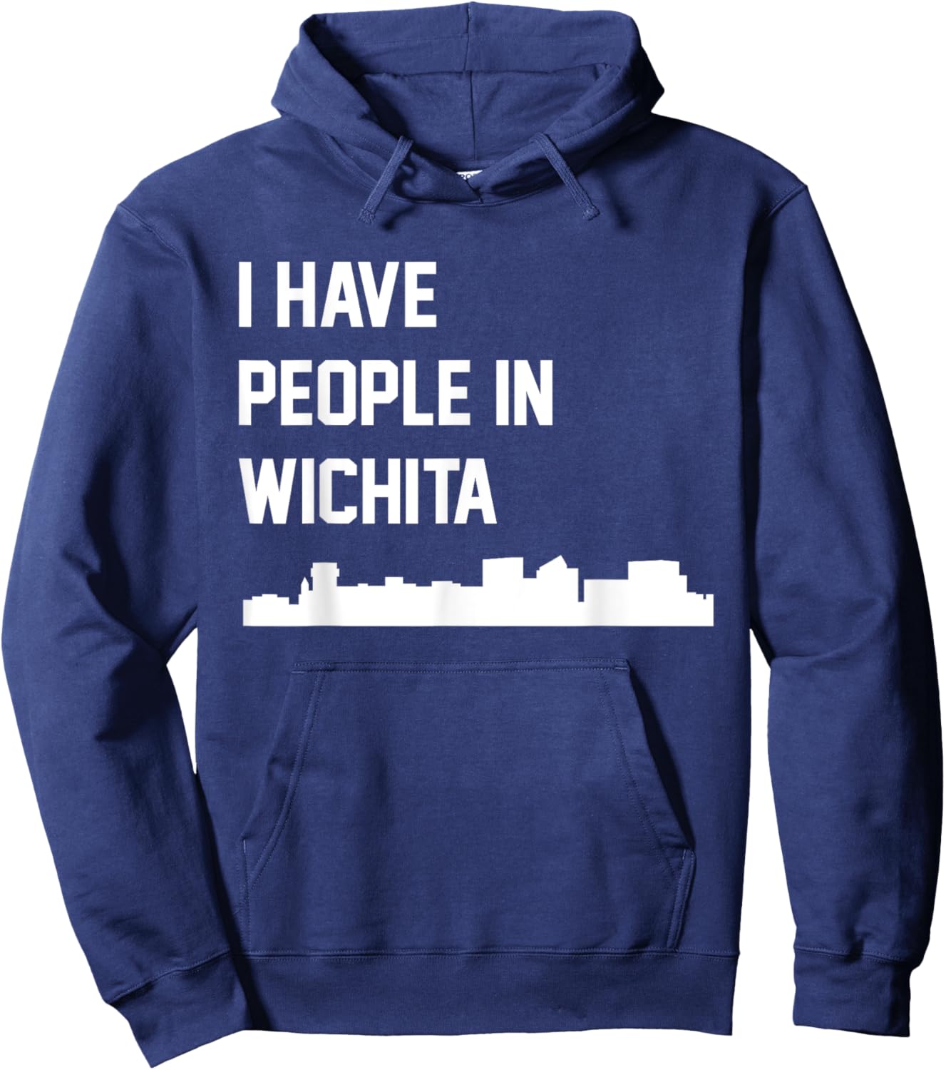 Wichita Kansas Hoodie - Hoodie | Navy