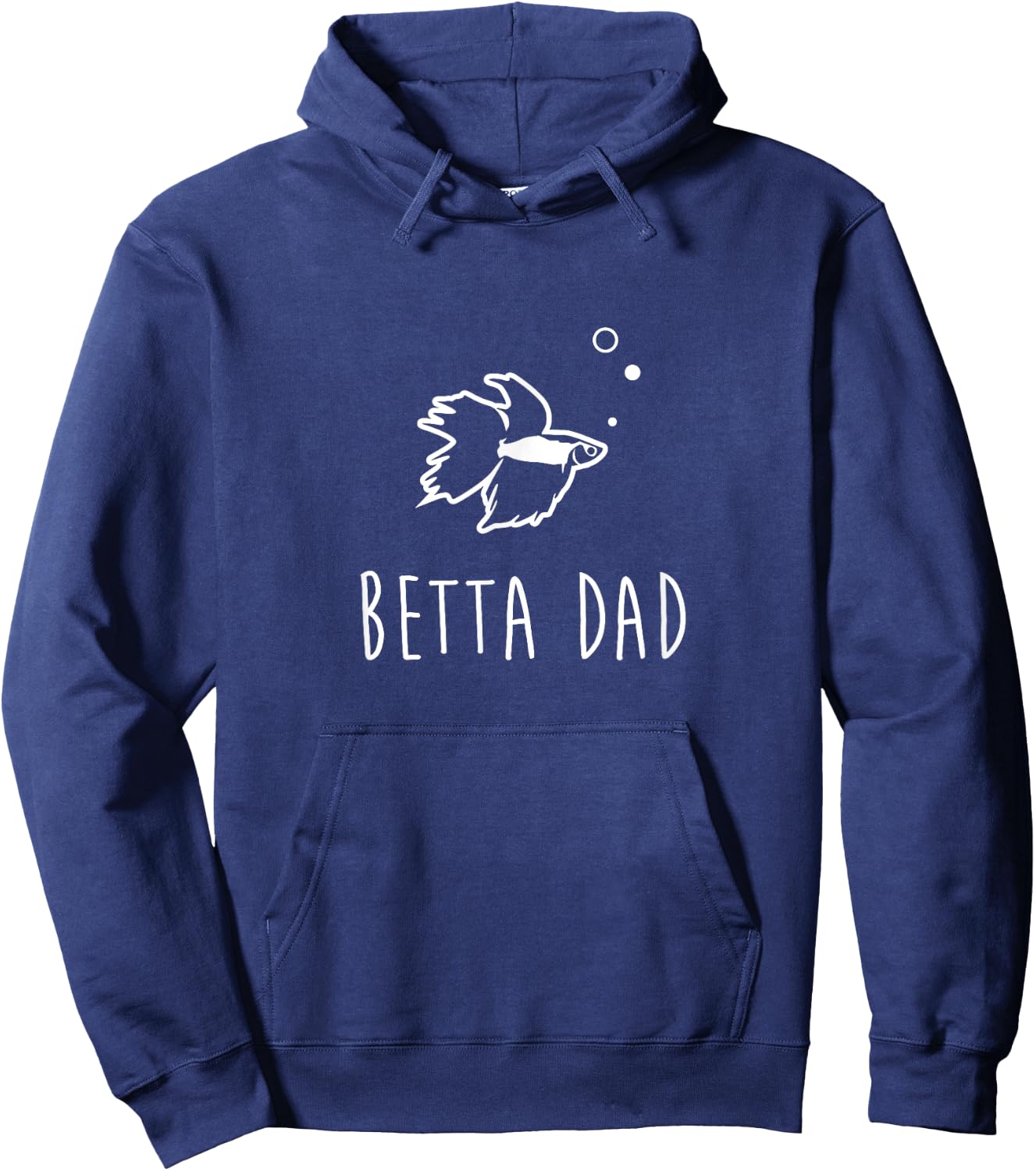 Betta Fish Betta Dad Funny Cute Pet Owner Gift Hoodie - Hoodie | Navy