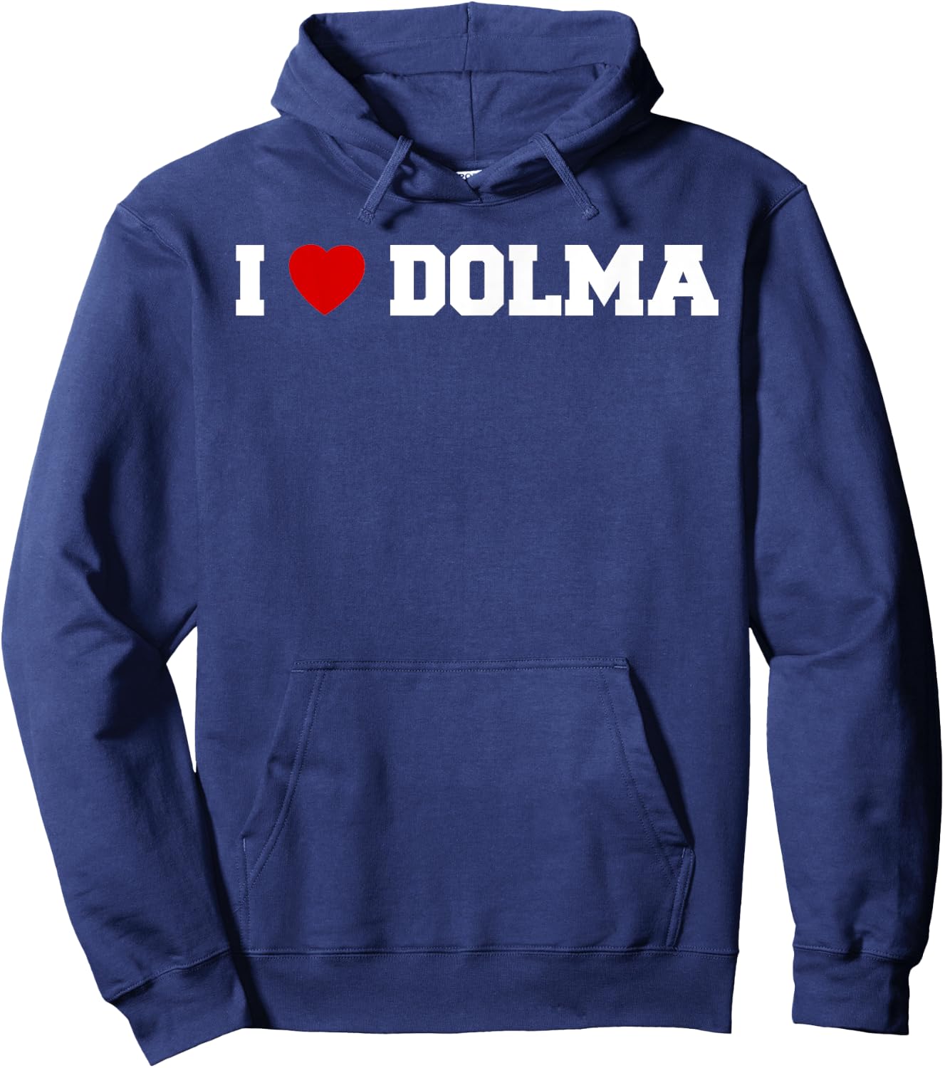 I Love Dolma Hoodie - Hoodie | Navy