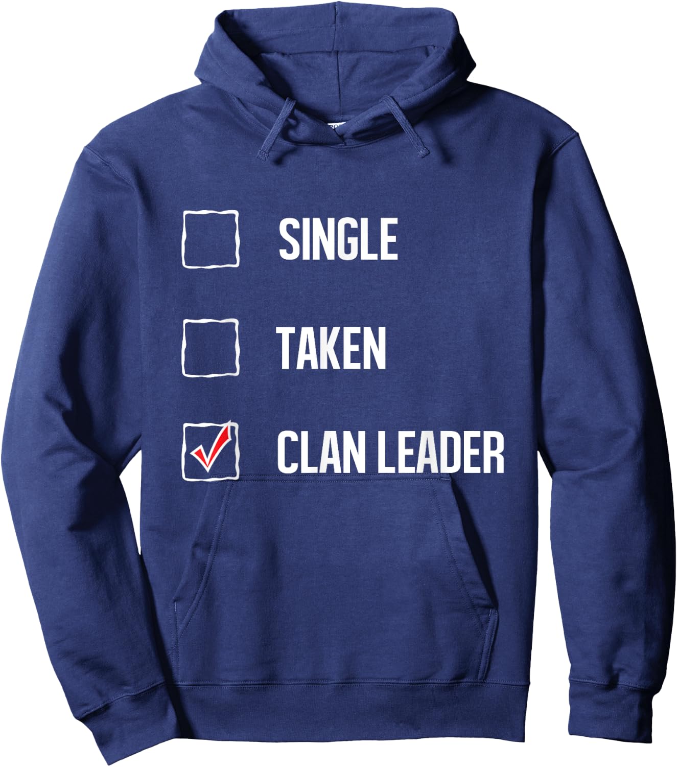 Clan Leader Gift Gamers of Clash Women Men Hoodie - Hoodie | Navy