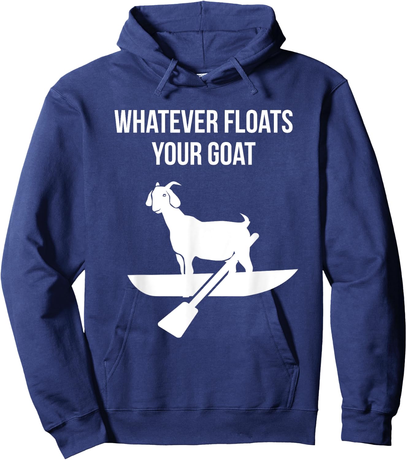 Whatever Floats Your Goat Floating Goat Hoodie - Hoodie | Navy